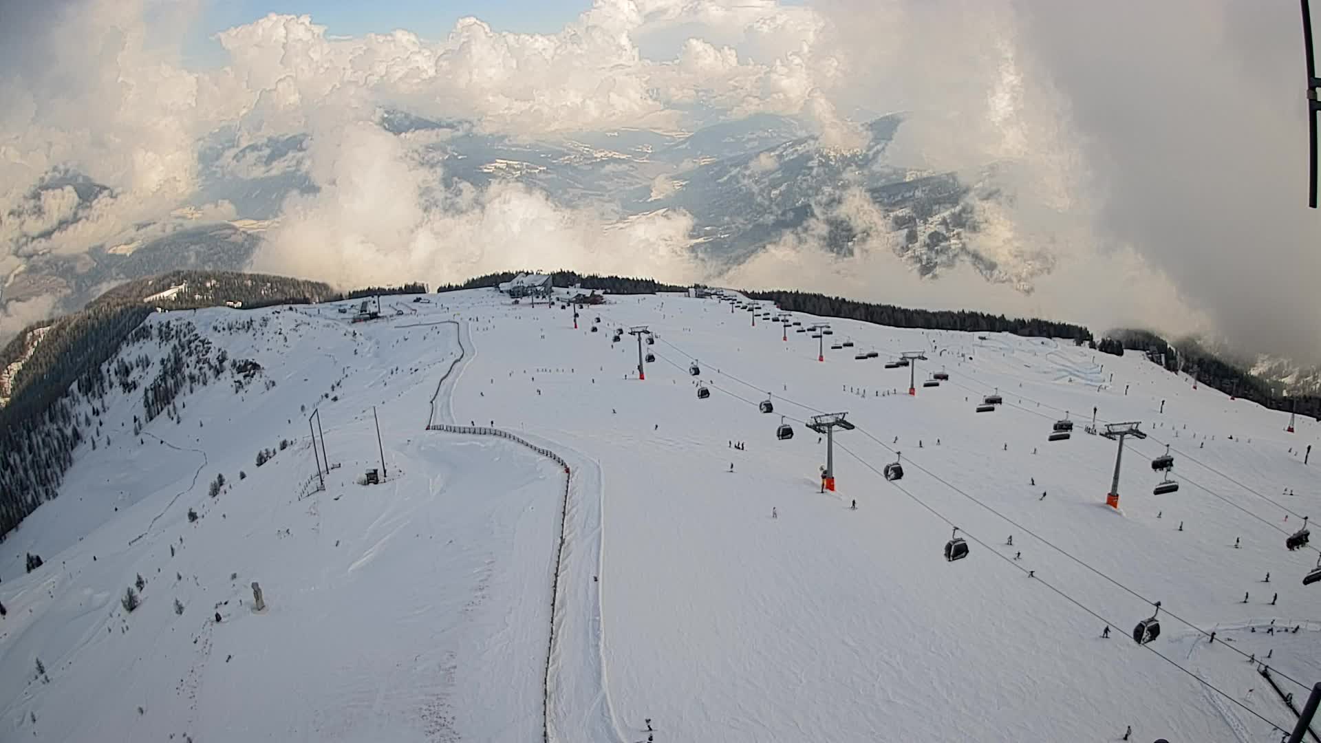 Sommet du Kronplatz | vue sur Valdaora – Olang