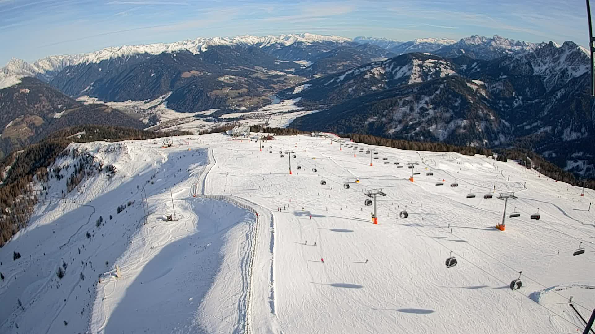 Sommet du Kronplatz | vue sur Valdaora – Olang