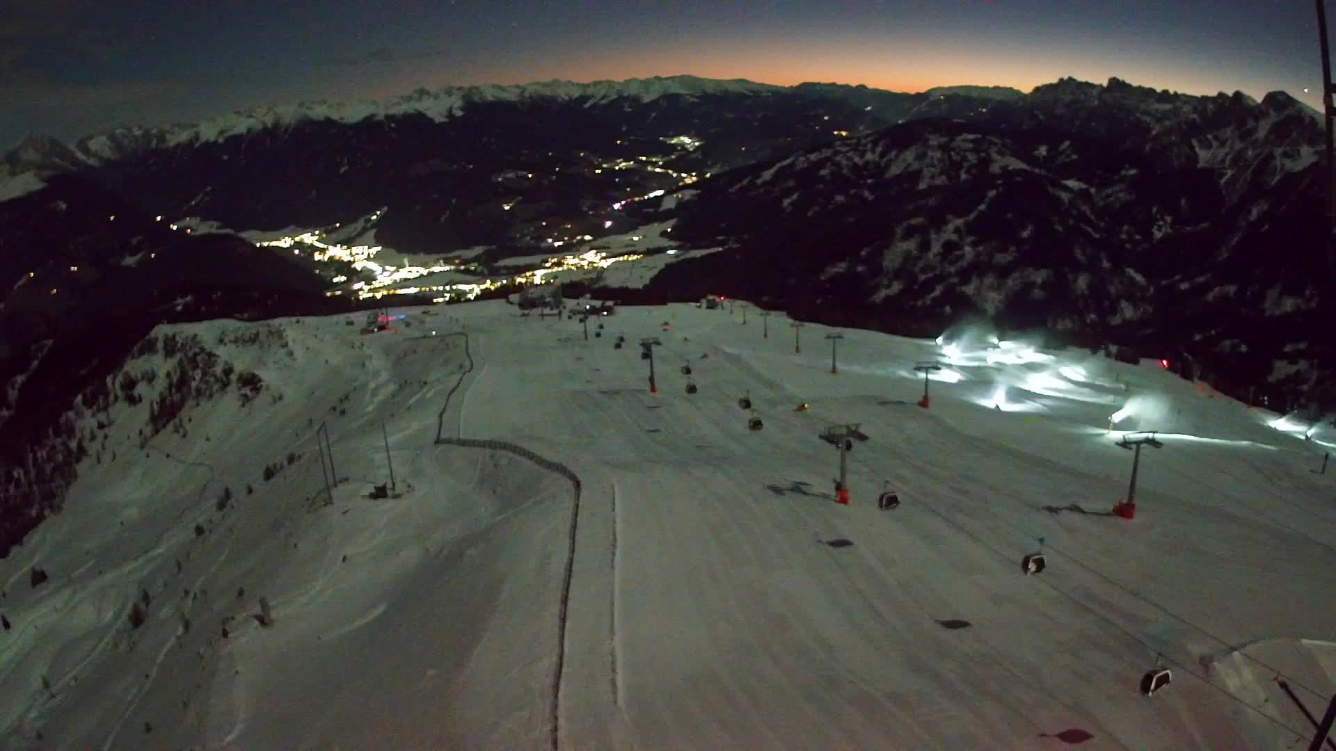 Kronplatz-Gipfel | Blick nach Olang – Valdaora