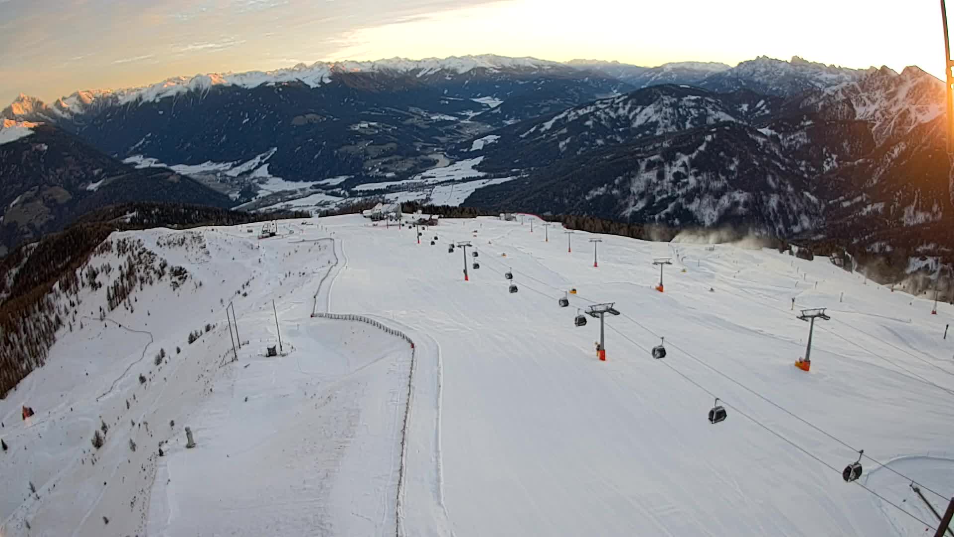 Kronplatz-Gipfel | Blick nach Olang – Valdaora