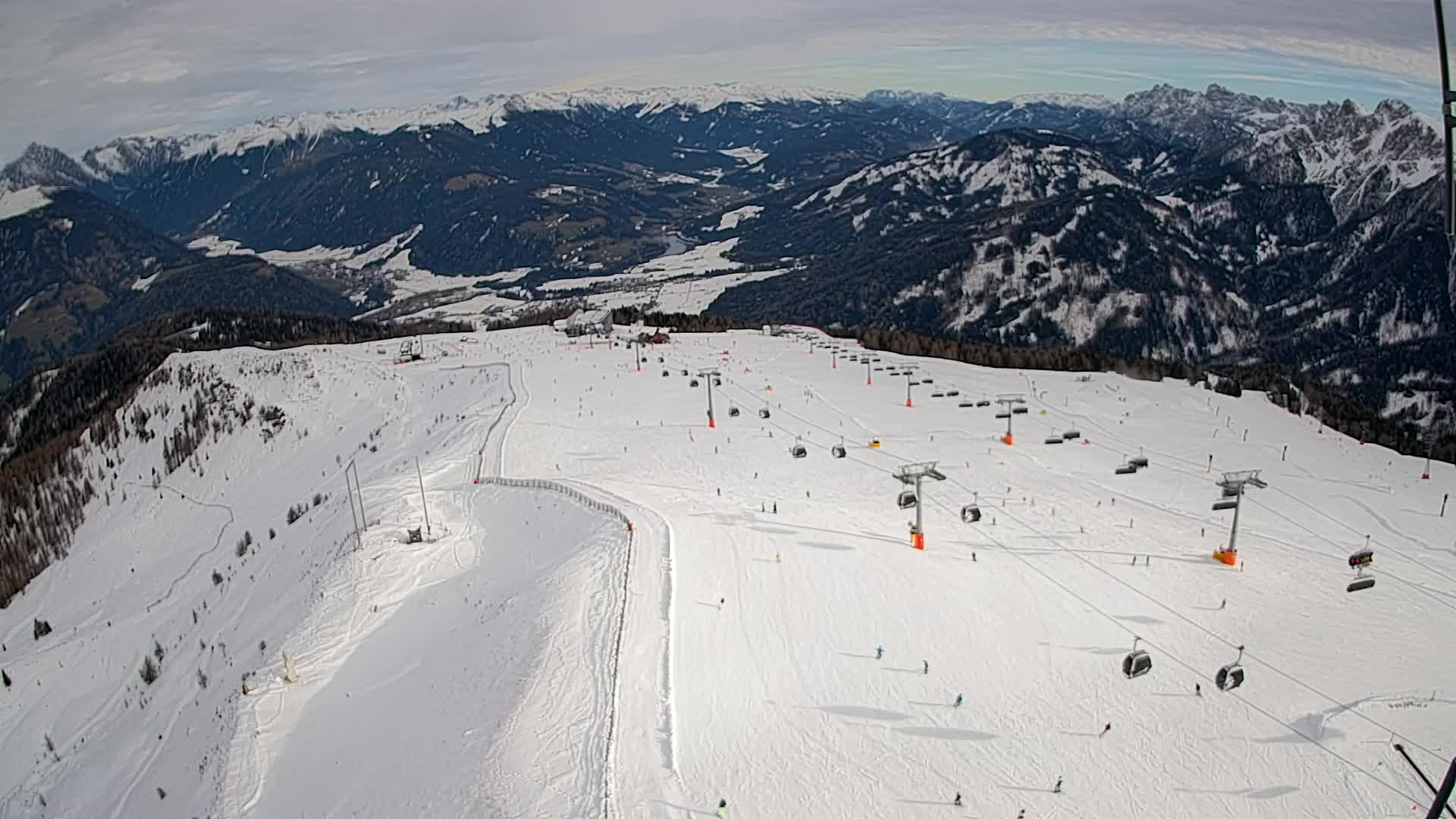 Kronplatz vrh | pogled na Valdaora – Olang