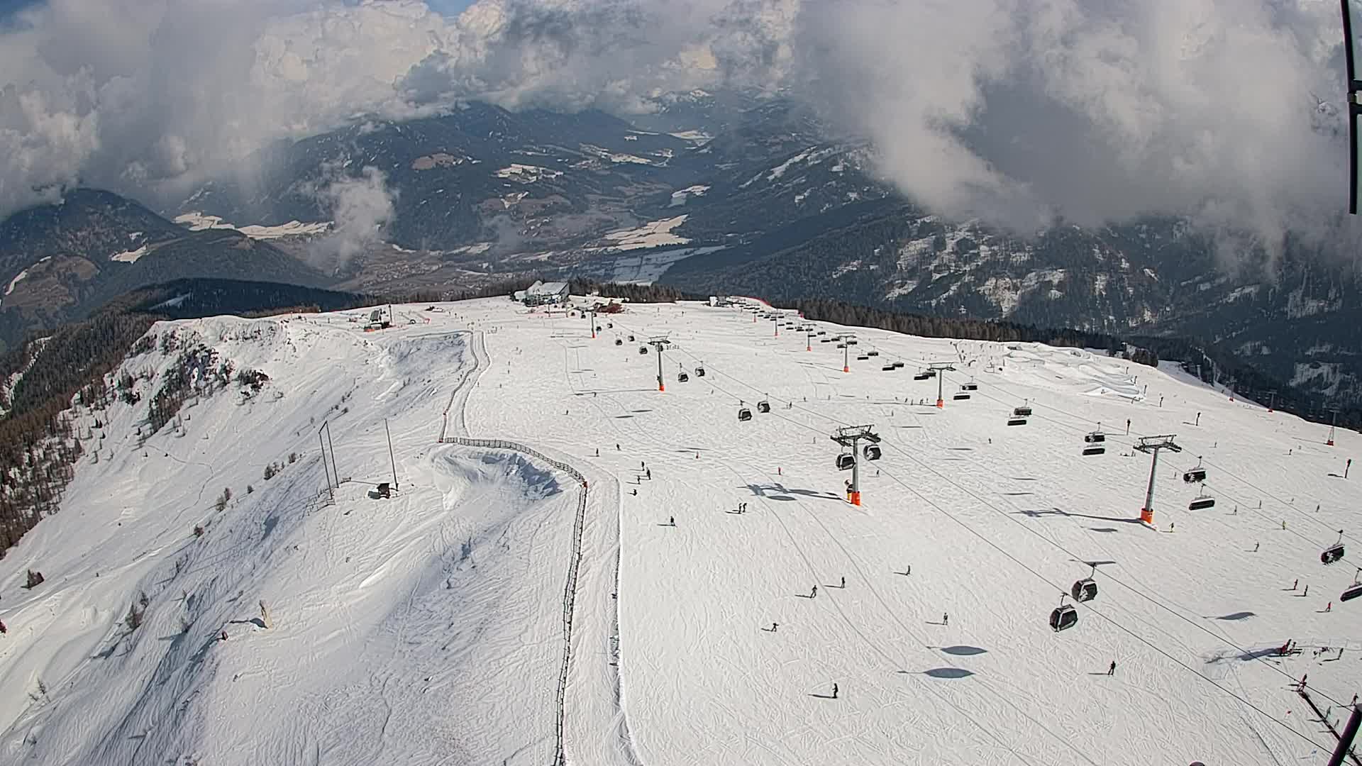 Kronplatz vrh | pogled na Valdaora – Olang