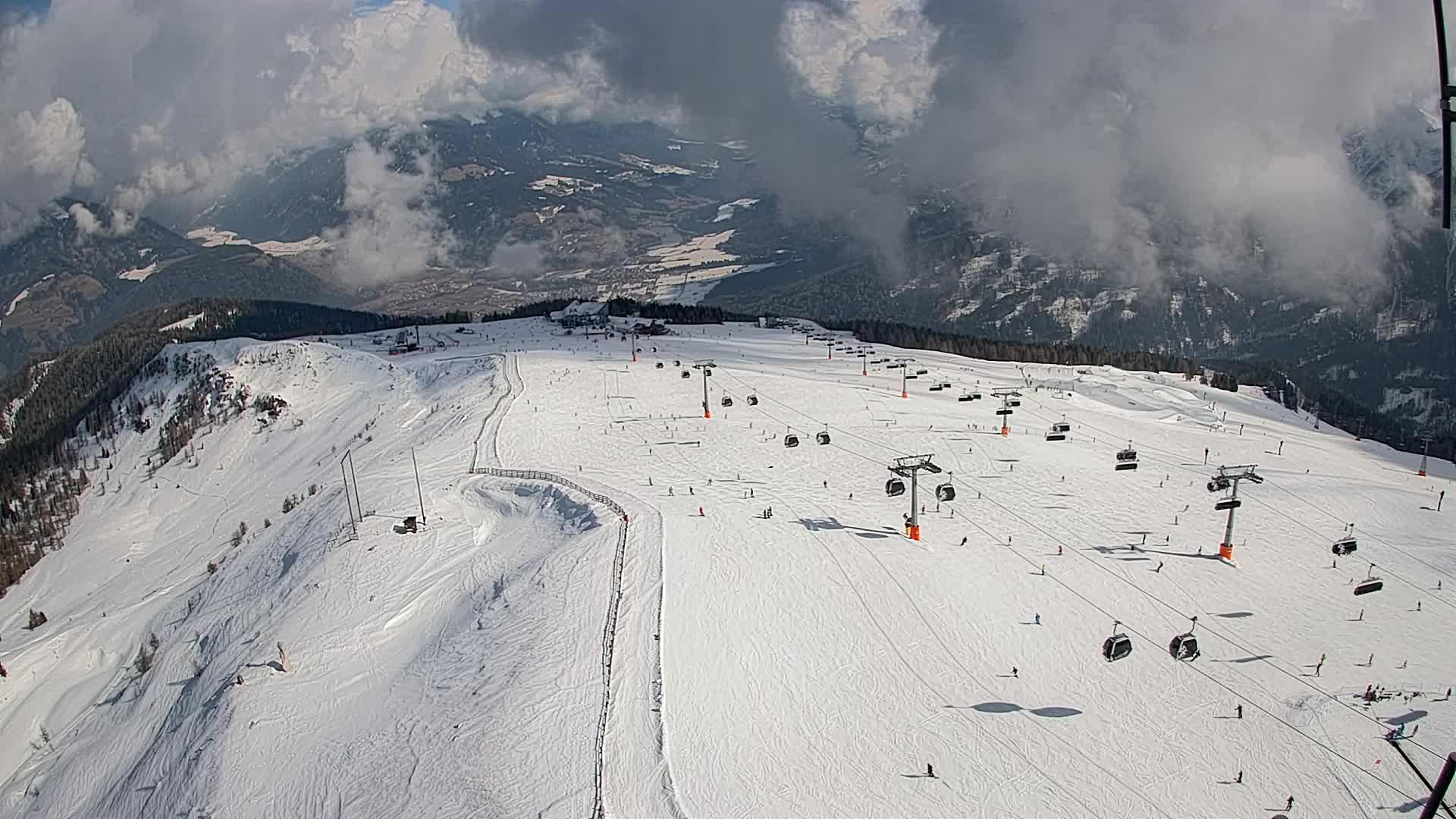 Kronplatz vrh | pogled na Valdaora – Olang