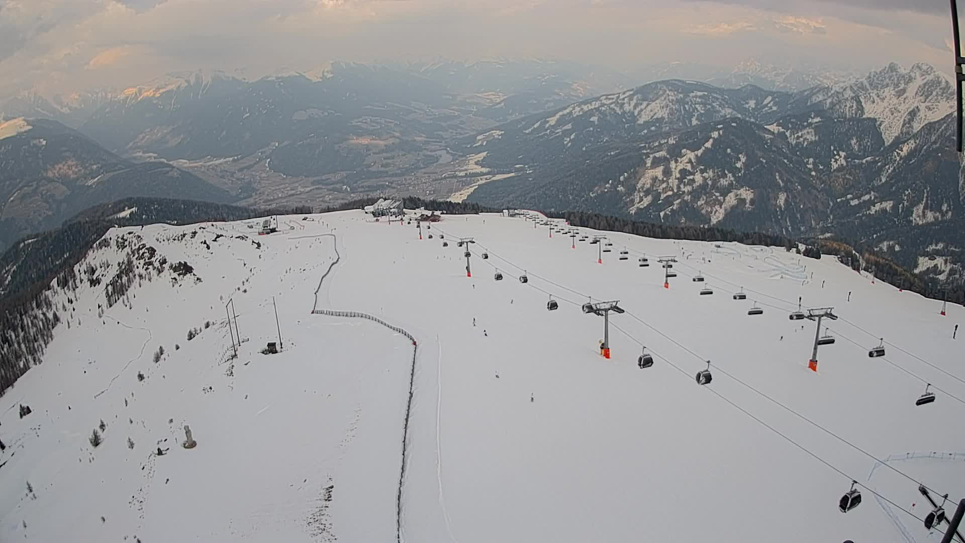 Kronplatz-Gipfel | Blick nach Olang – Valdaora