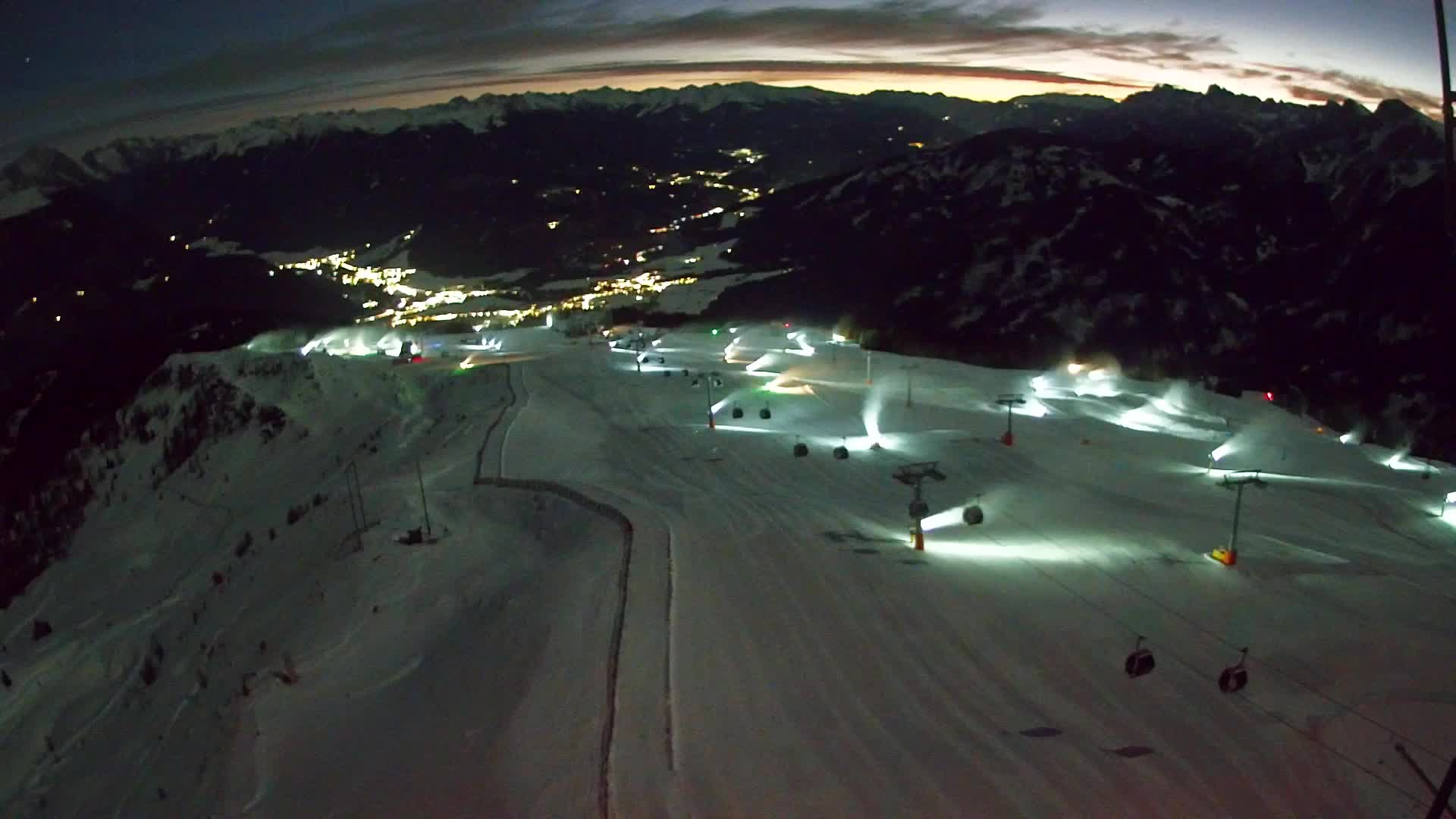 Kronplatz-Gipfel | Blick nach Olang – Valdaora
