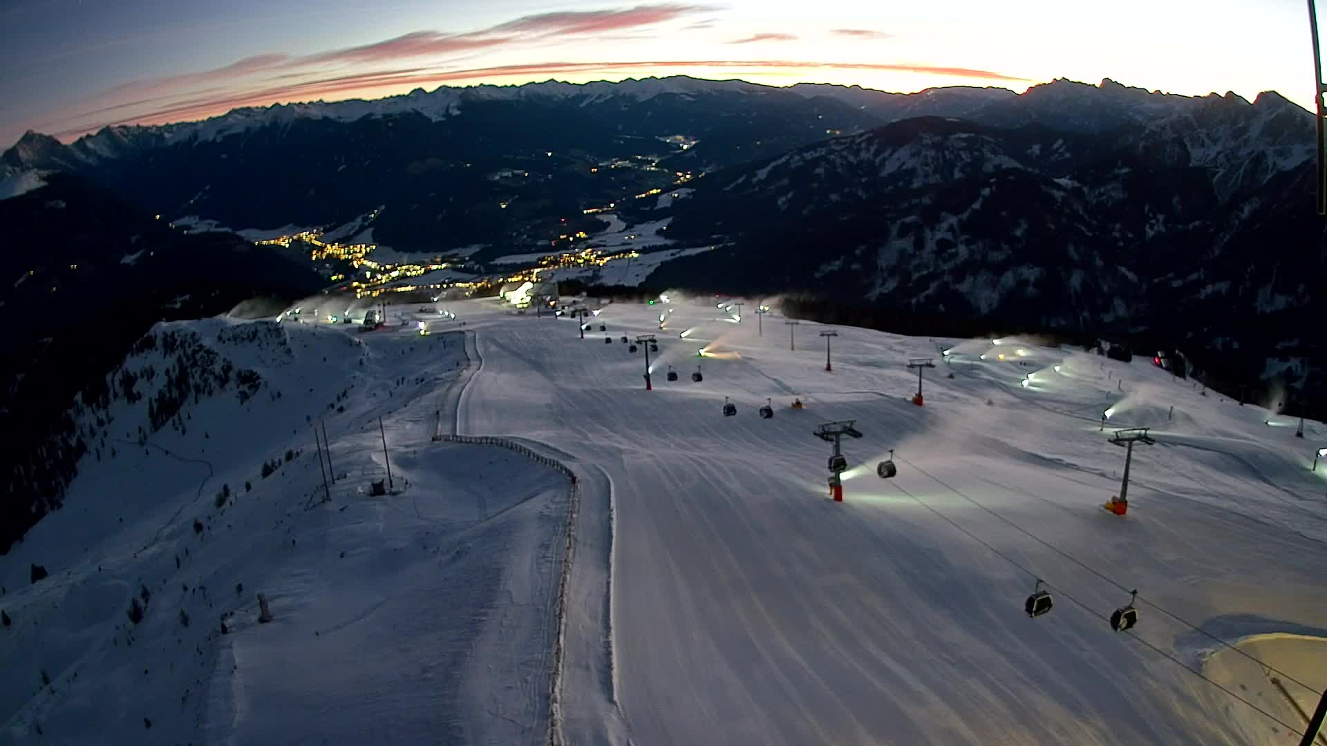 Sommet du Kronplatz | vue sur Valdaora – Olang