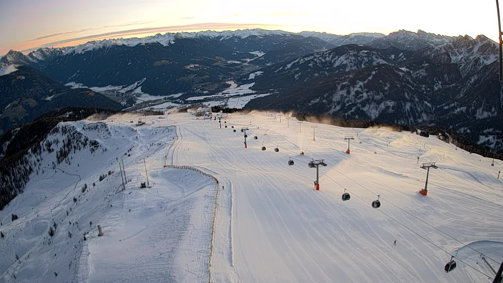 Kronplatz vrh | pogled na Valdaora – Olang