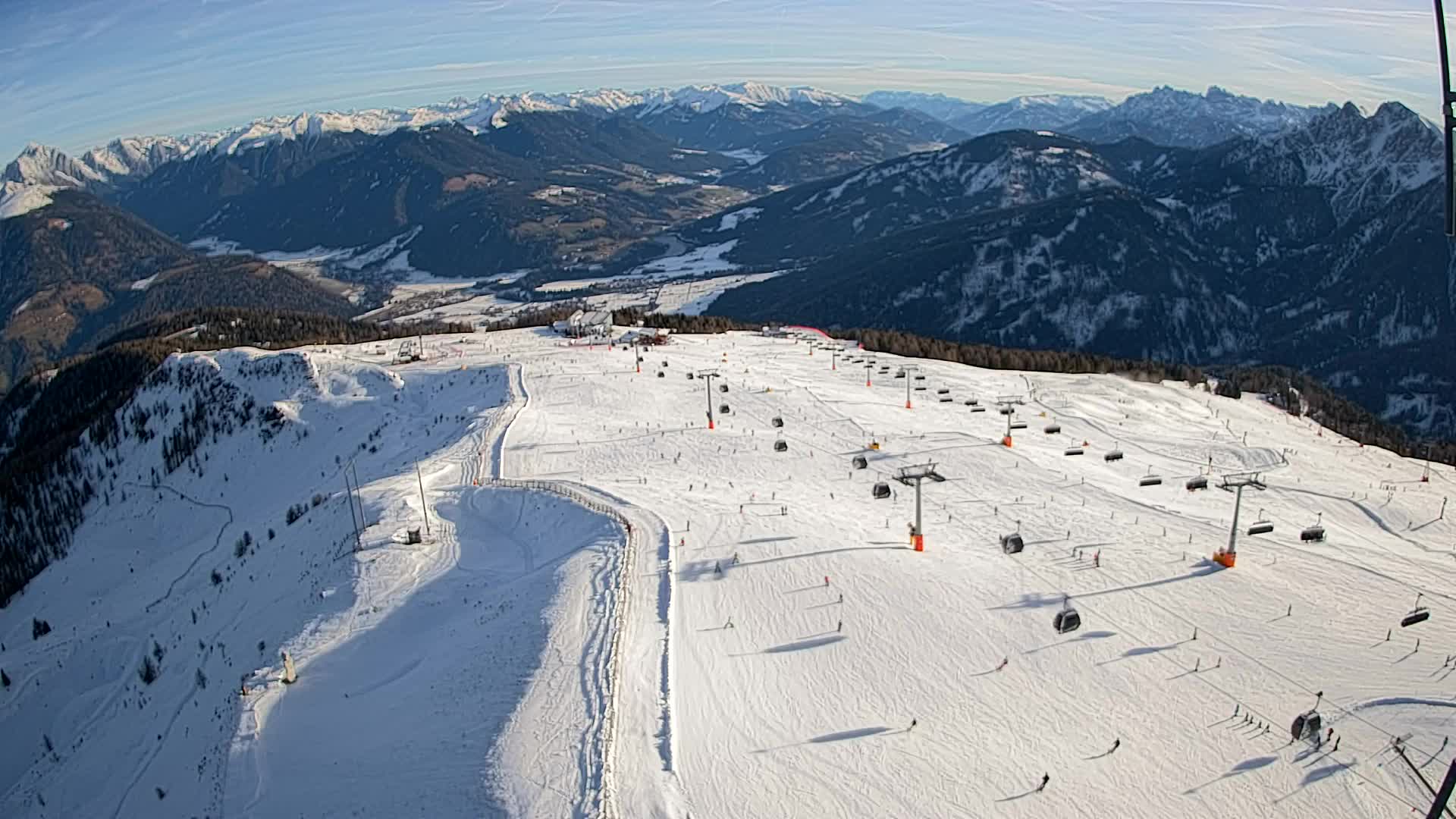 Sommet du Kronplatz | vue sur Valdaora – Olang