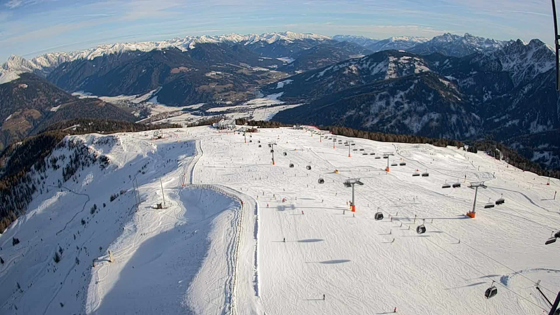 Kronplatz vrh | pogled na Valdaora – Olang