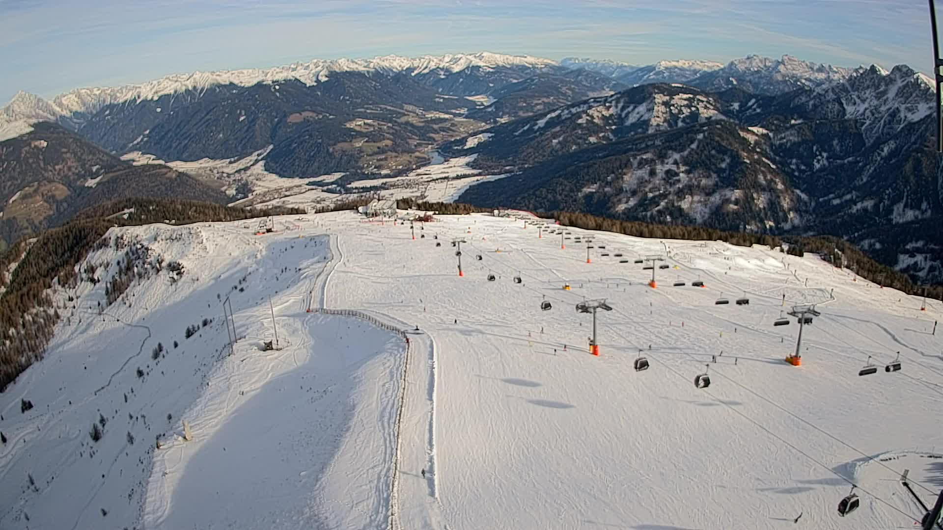 Kronplatz vrh | pogled na Valdaora – Olang