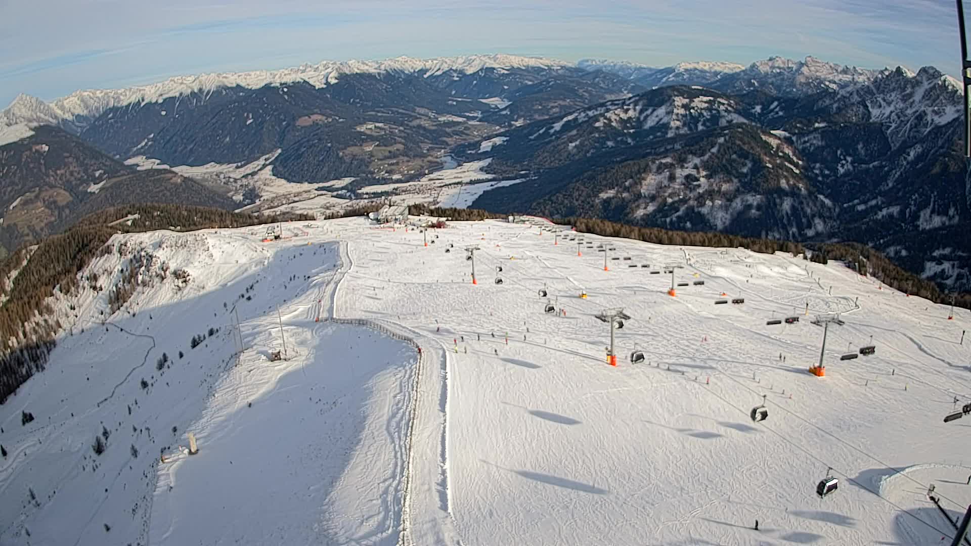 Sommet du Kronplatz | vue sur Valdaora – Olang