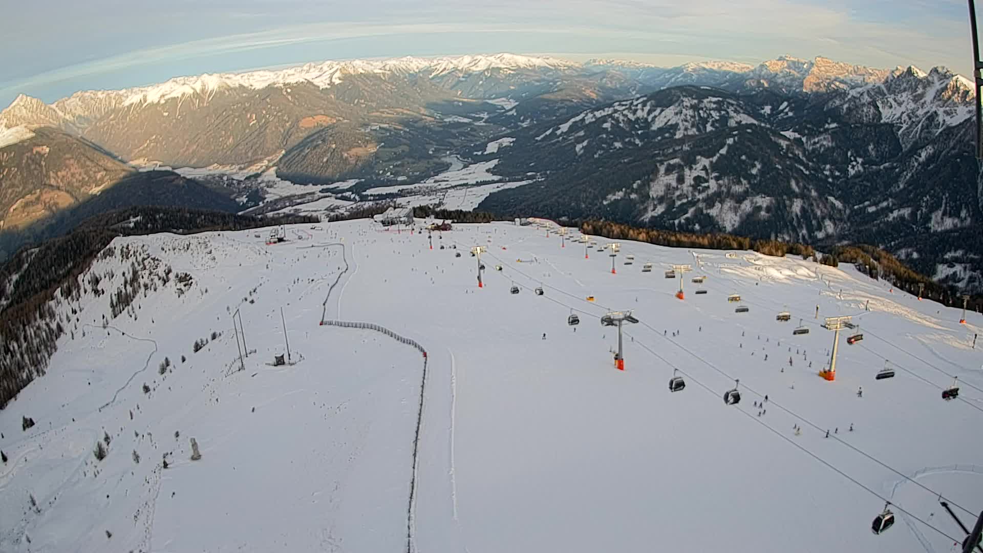 Sommet du Kronplatz | vue sur Valdaora – Olang