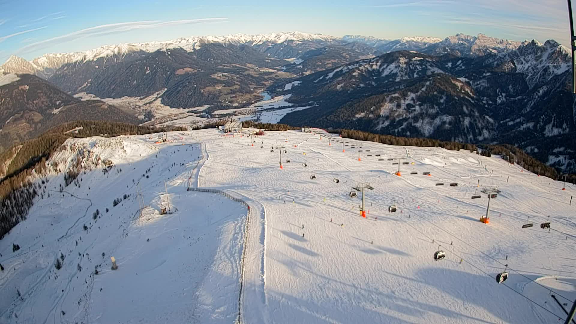 Sommet du Kronplatz | vue sur Valdaora – Olang