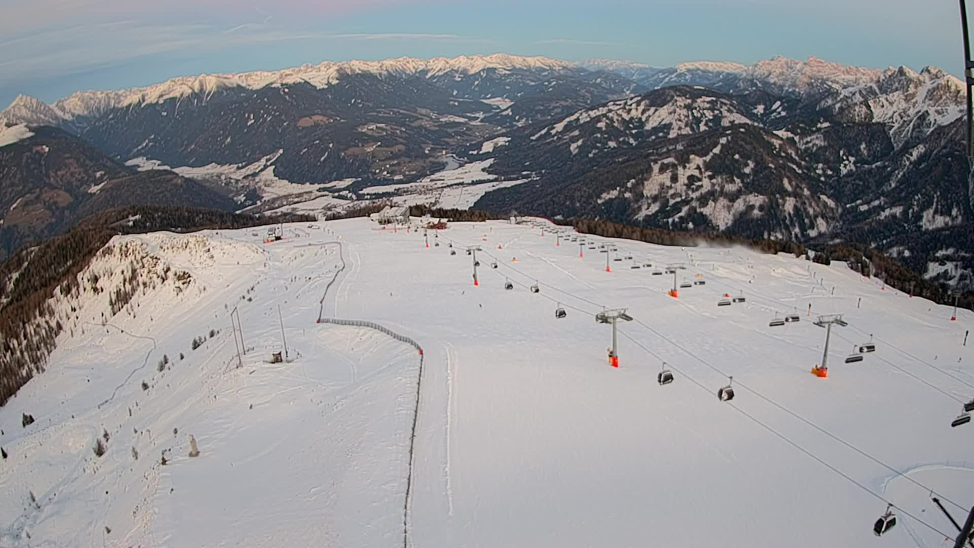 Kronplatz vrh | pogled na Valdaora – Olang