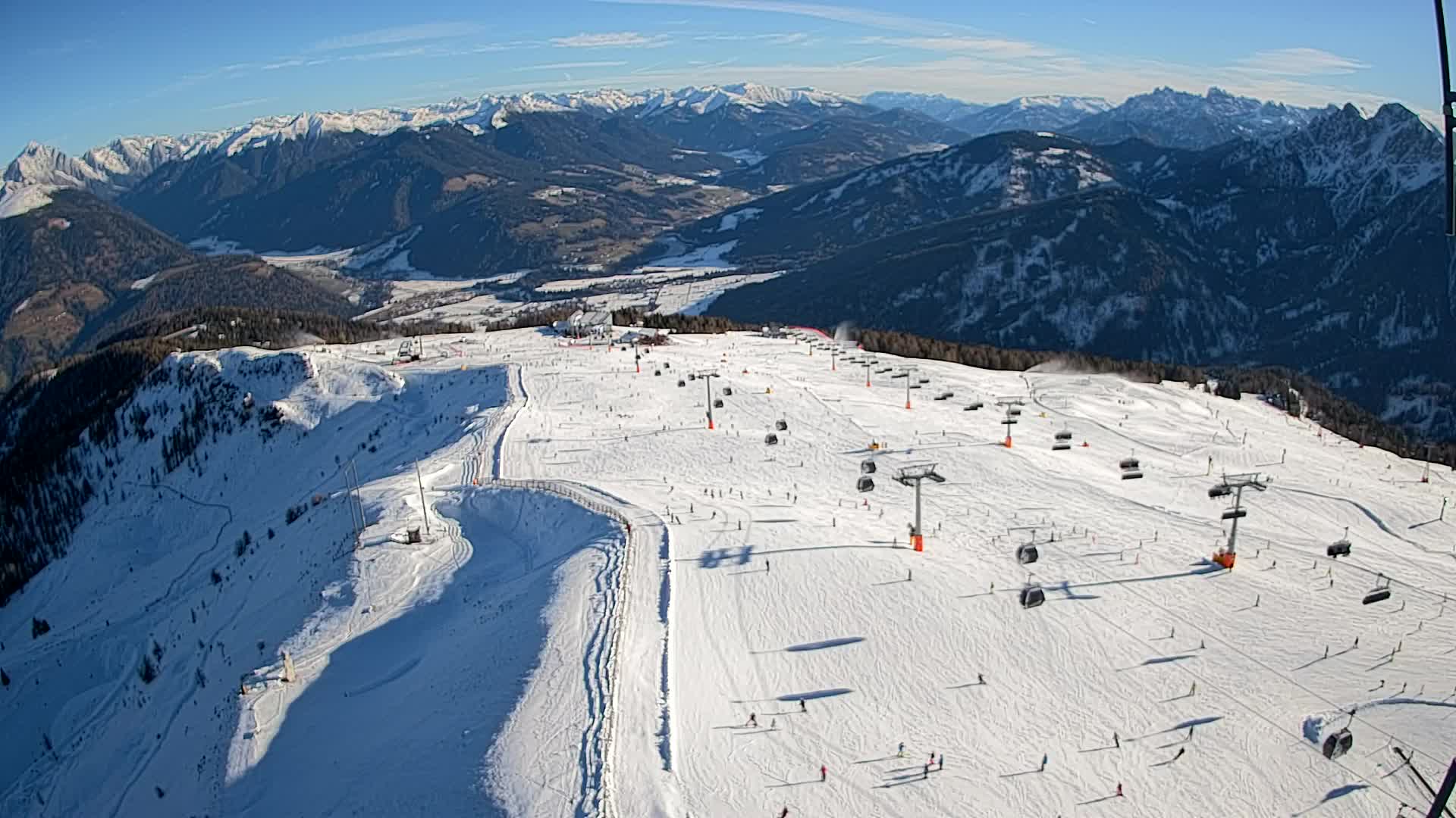 Kronplatz vrh | pogled na Valdaora – Olang