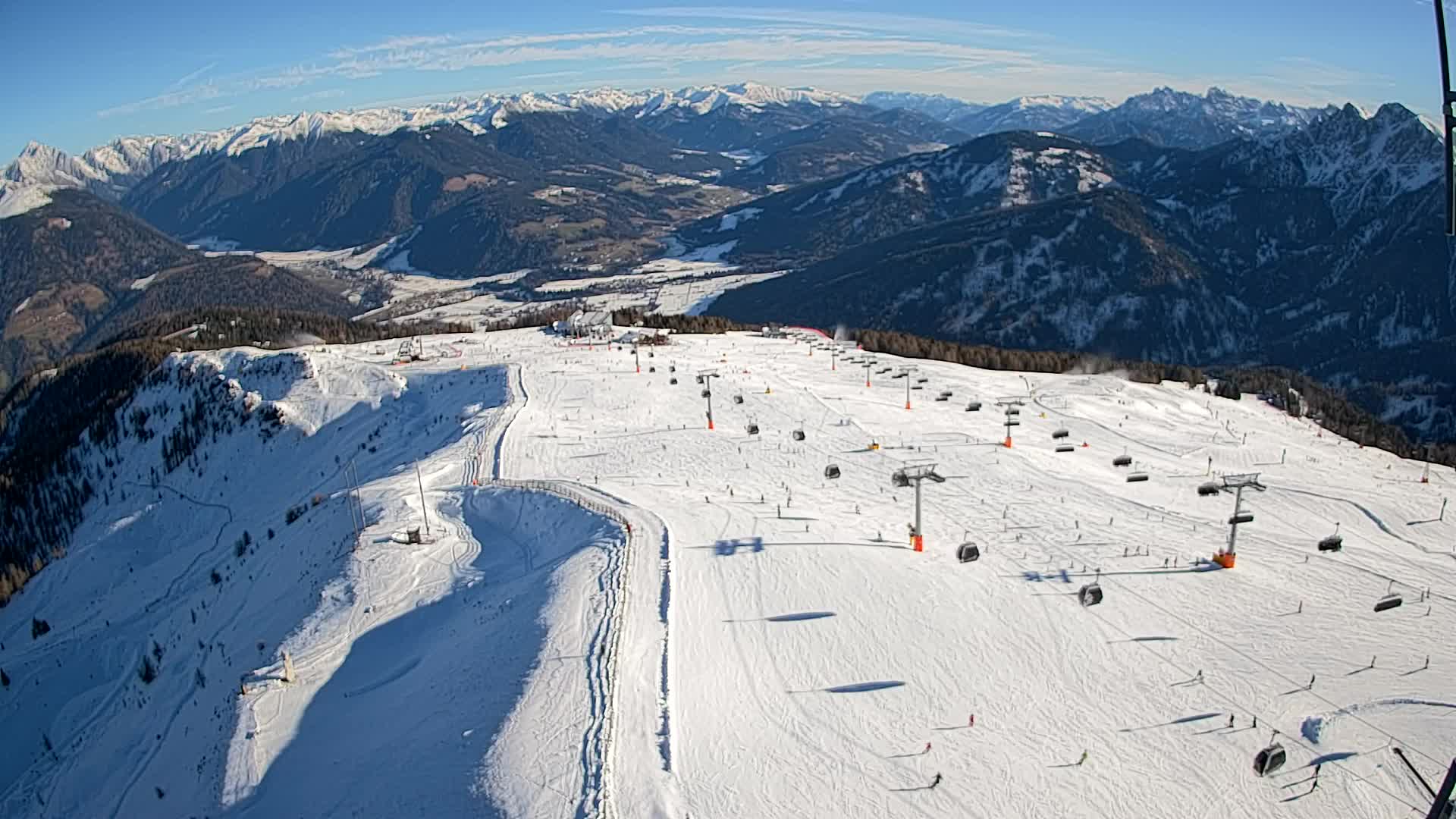 Kronplatz vrh | pogled na Valdaora – Olang
