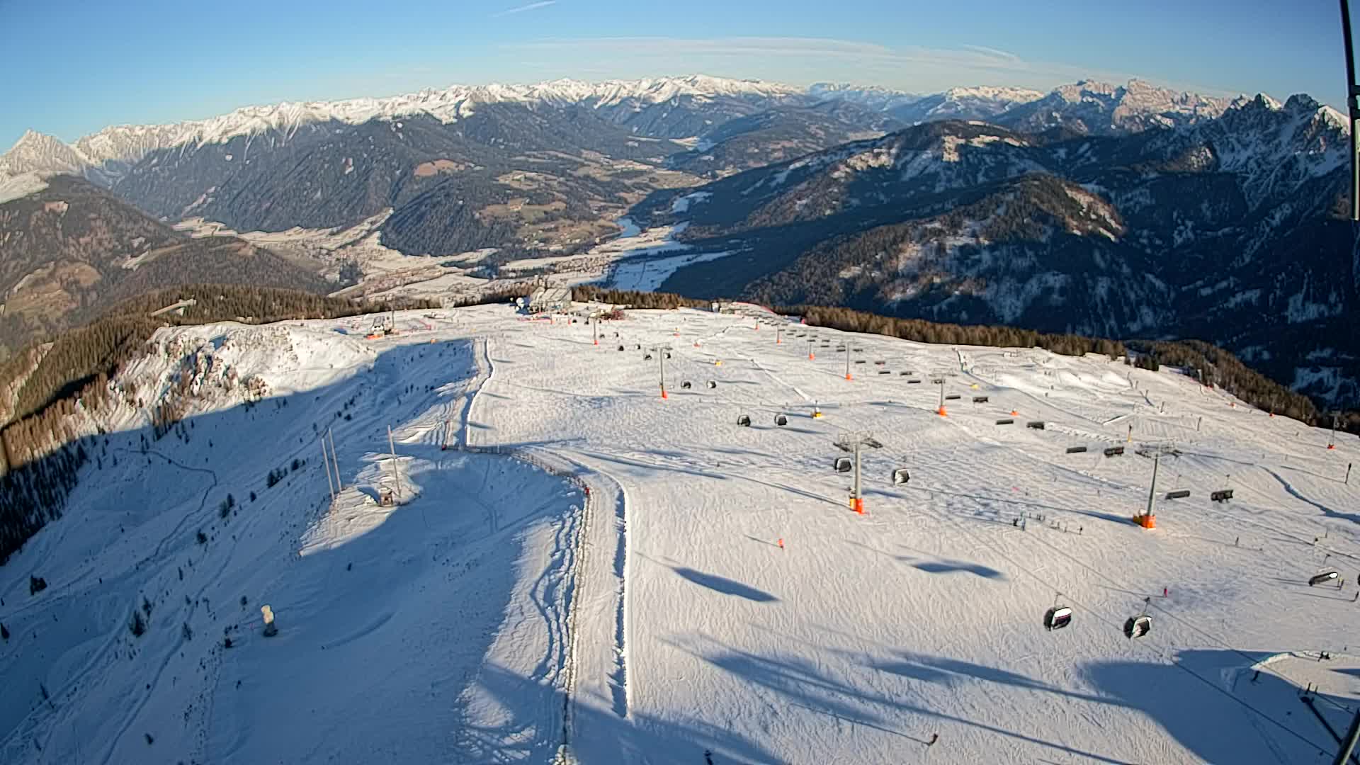 Sommet du Kronplatz | vue sur Valdaora – Olang