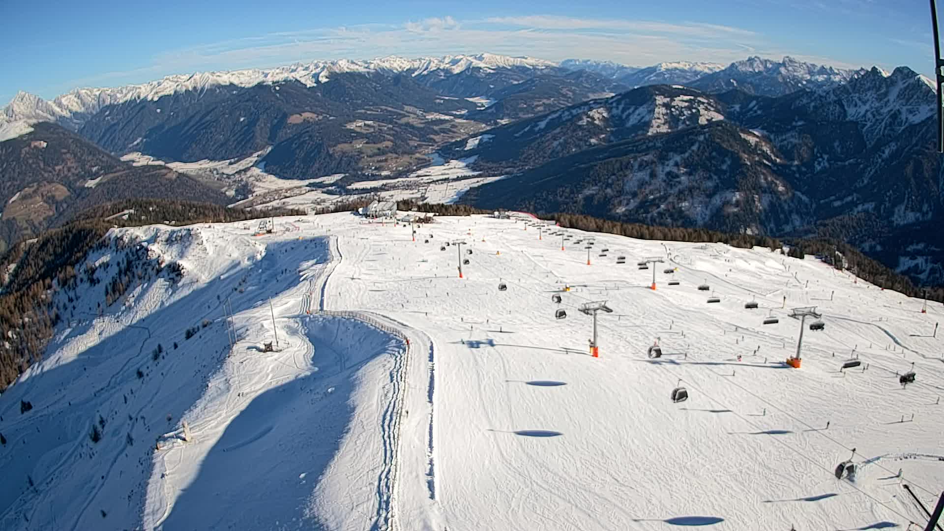 Sommet du Kronplatz | vue sur Valdaora – Olang