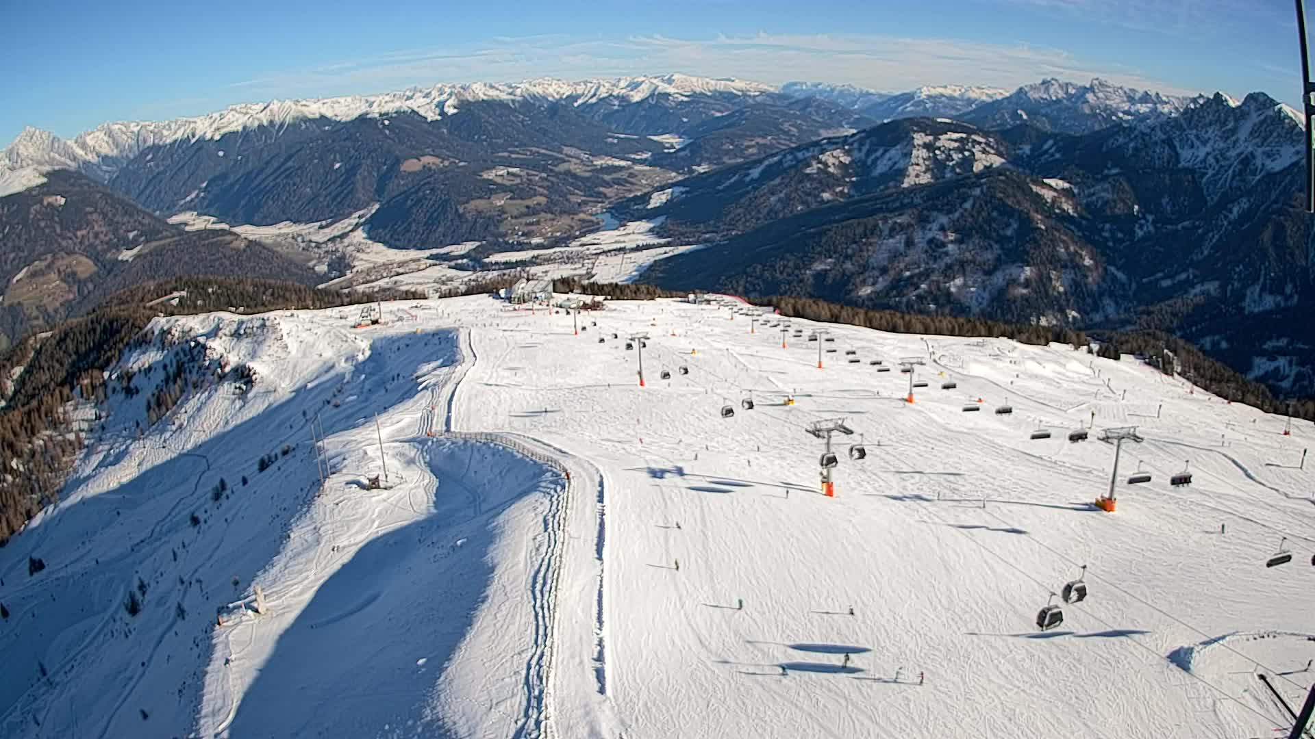 Sommet du Kronplatz | vue sur Valdaora – Olang