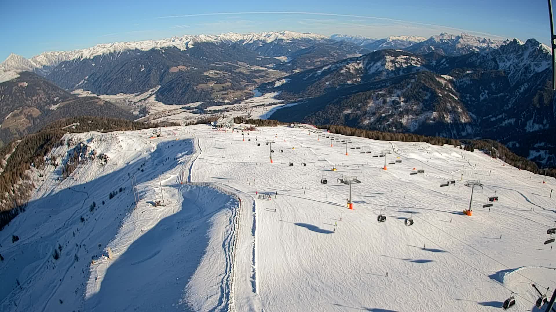 Kronplatz vrh | pogled na Valdaora – Olang