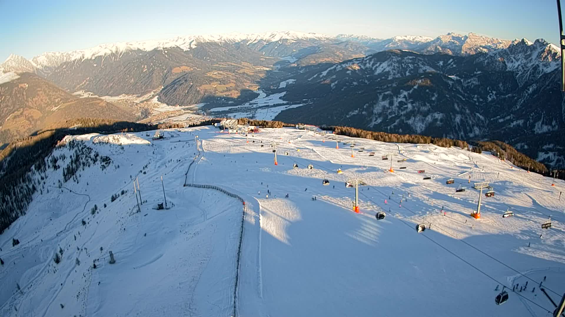 Sommet du Kronplatz | vue sur Valdaora – Olang