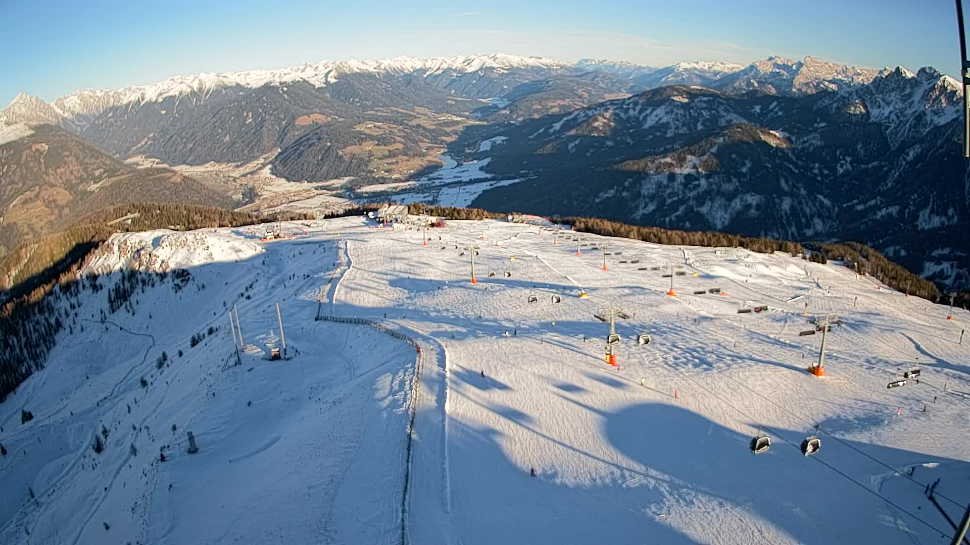 Kronplatz vrh | pogled na Valdaora – Olang