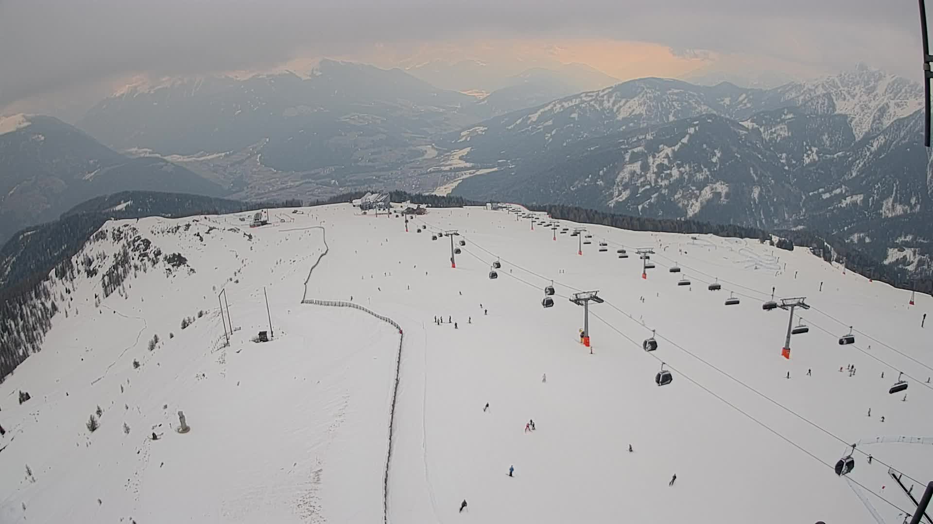 Sommet du Kronplatz | vue sur Valdaora – Olang