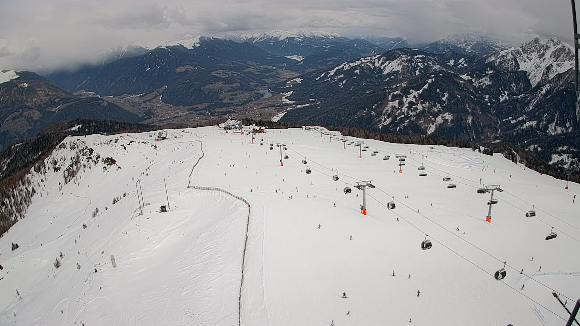 Sommet du Kronplatz | vue sur Valdaora – Olang