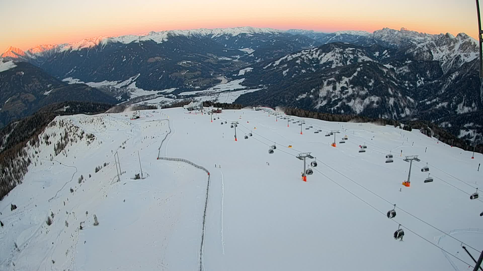Sommet du Kronplatz | vue sur Valdaora – Olang