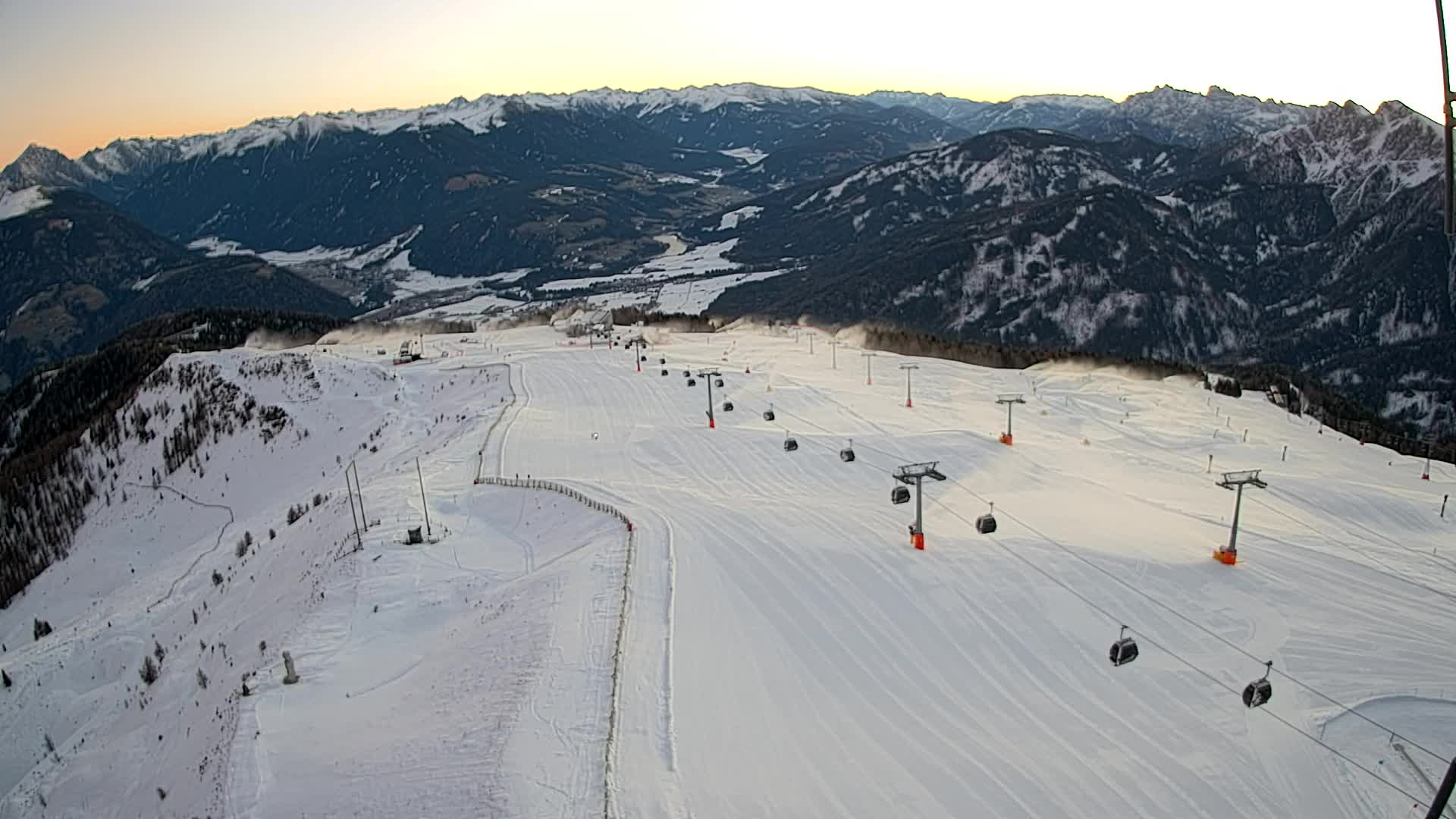 Sommet du Kronplatz | vue sur Valdaora – Olang