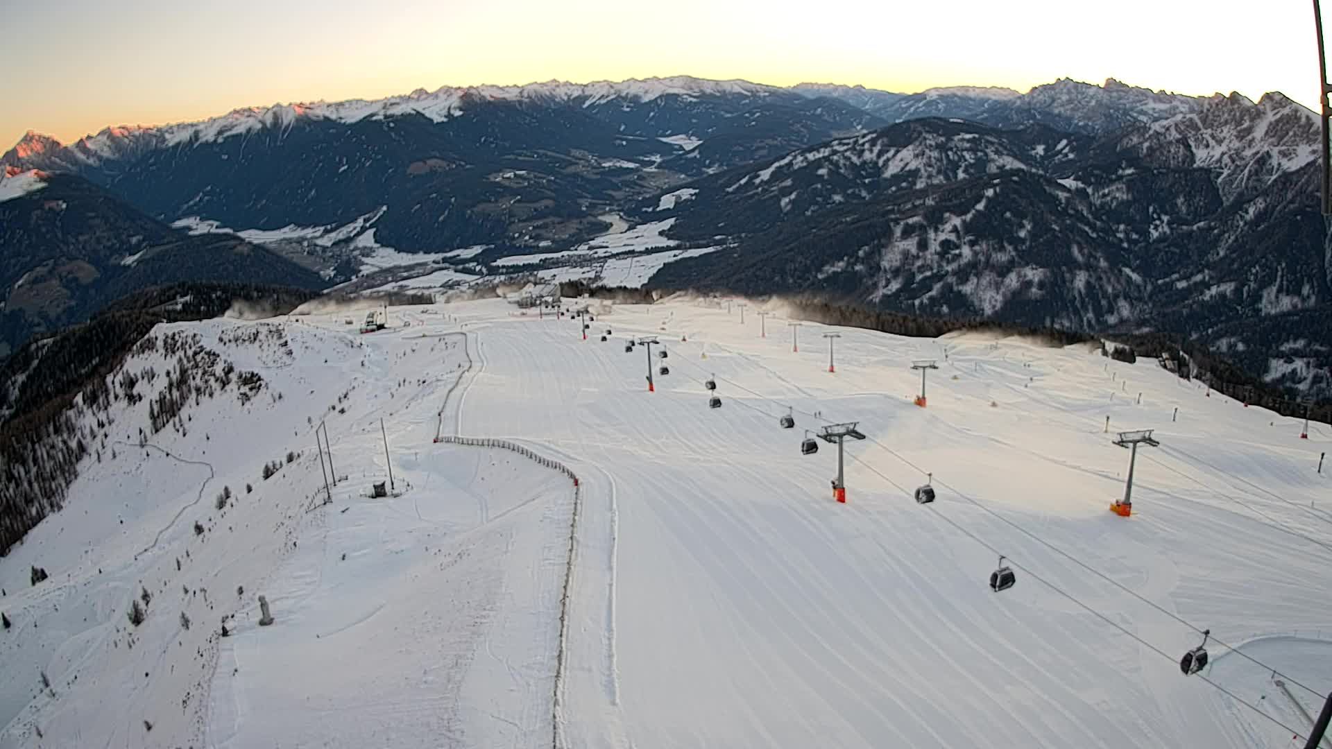 Sommet du Kronplatz | vue sur Valdaora – Olang
