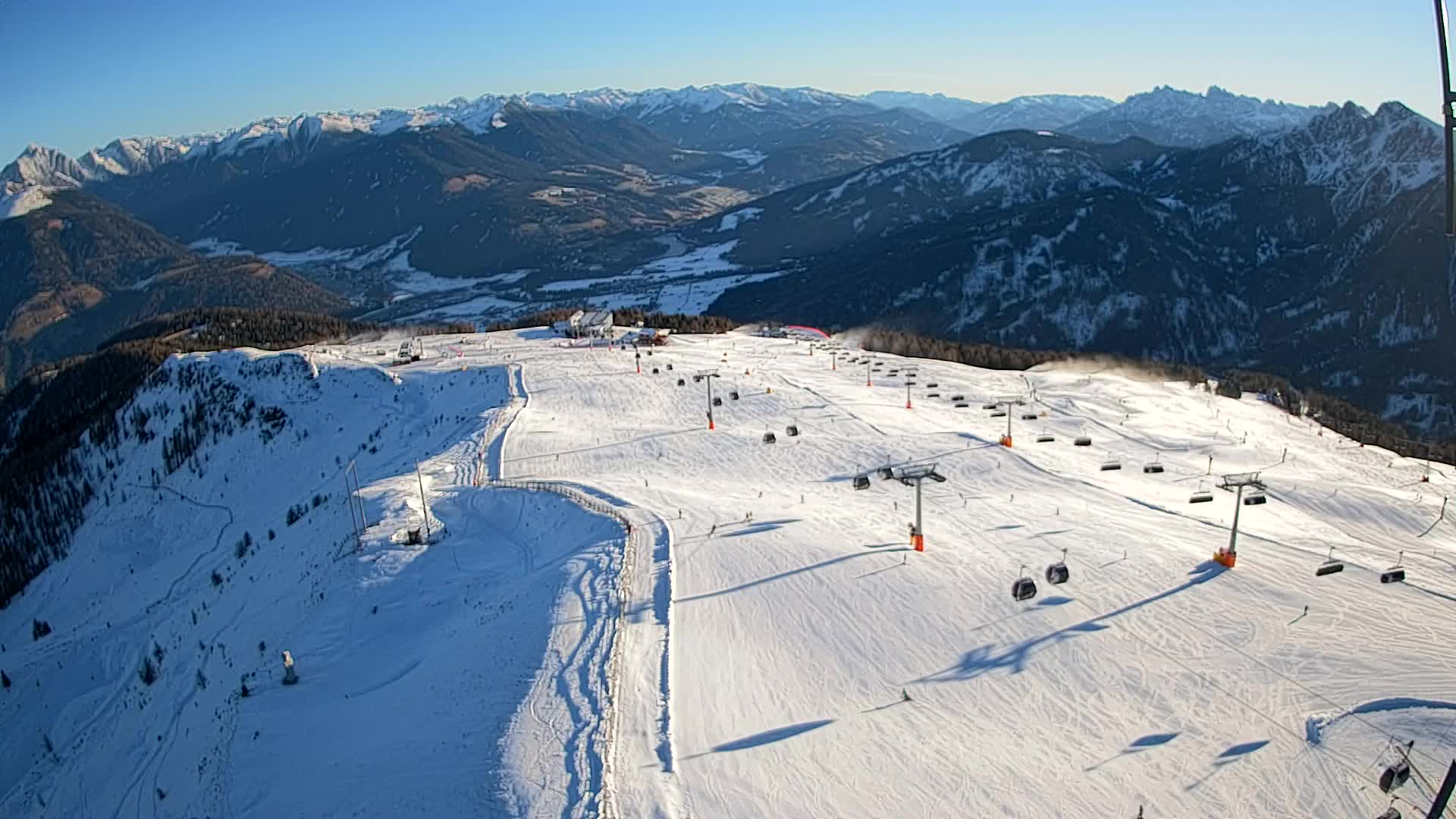 Sommet du Kronplatz | vue sur Valdaora – Olang