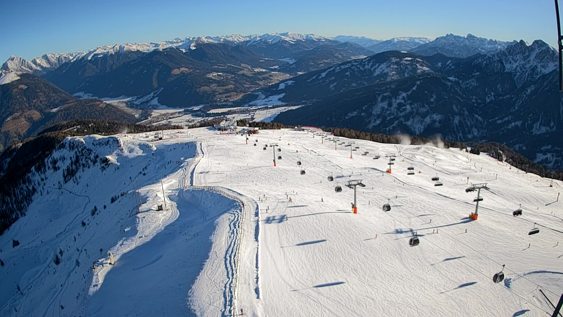 Sommet du Kronplatz | vue sur Valdaora – Olang