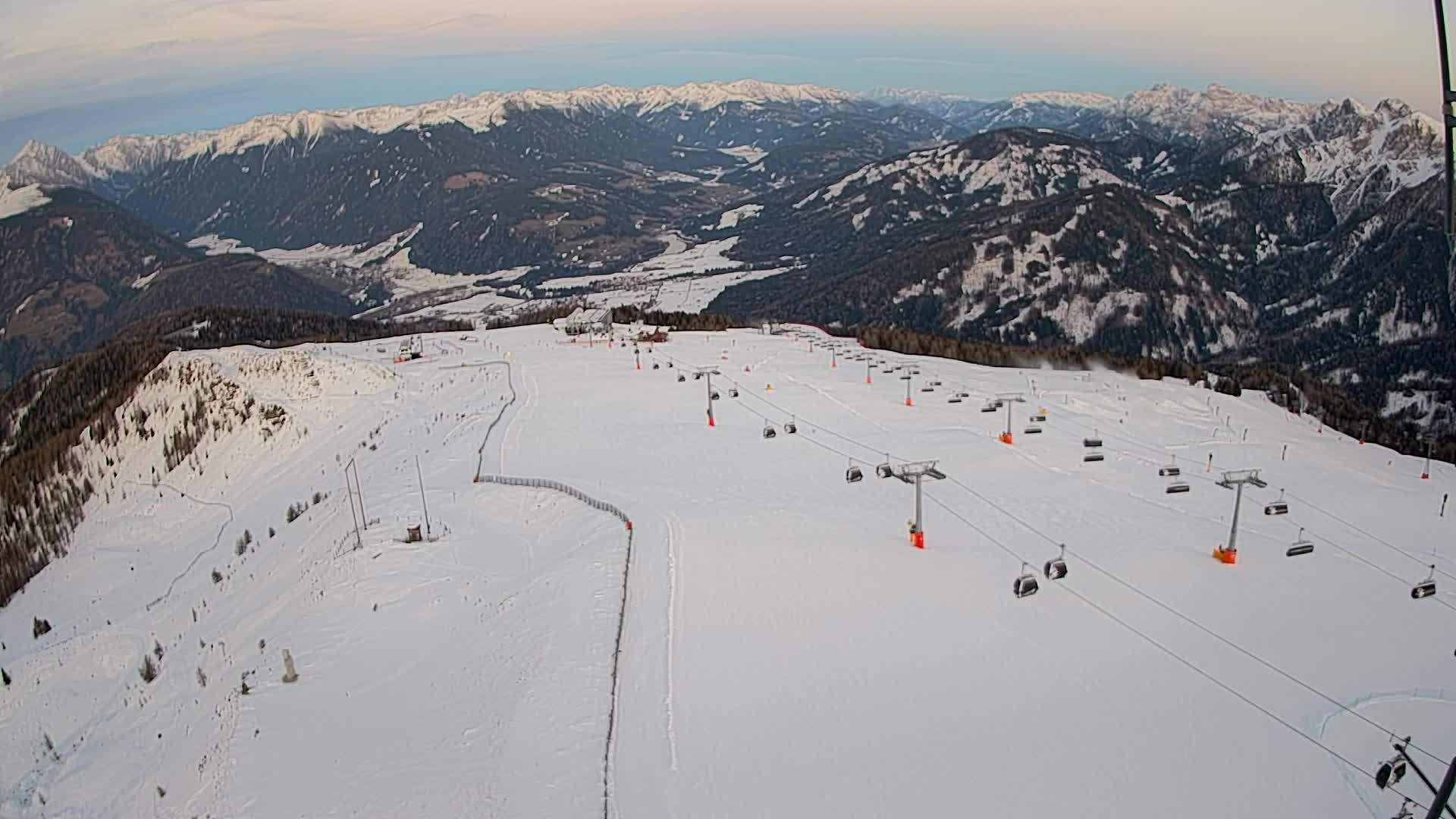 Sommet du Kronplatz | vue sur Valdaora – Olang