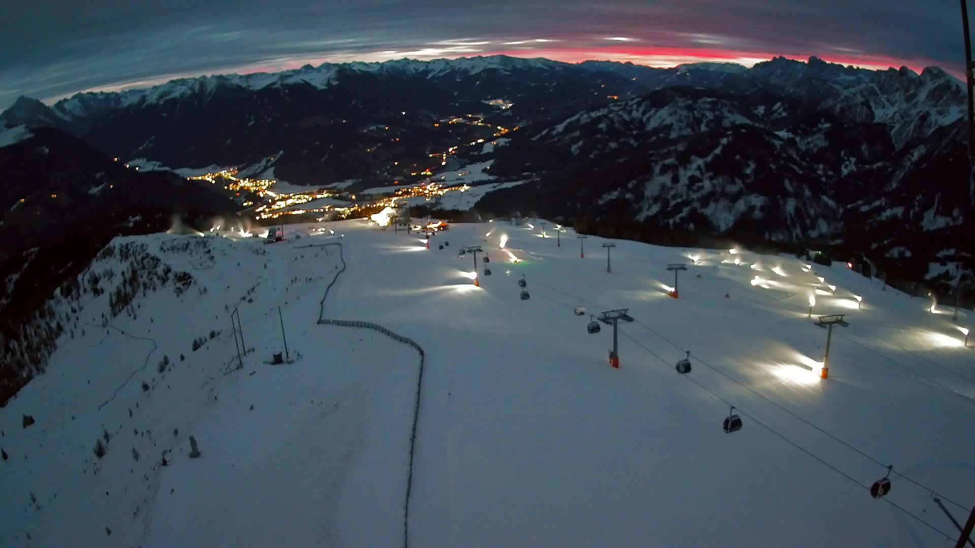 Sommet du Kronplatz | vue sur Valdaora – Olang