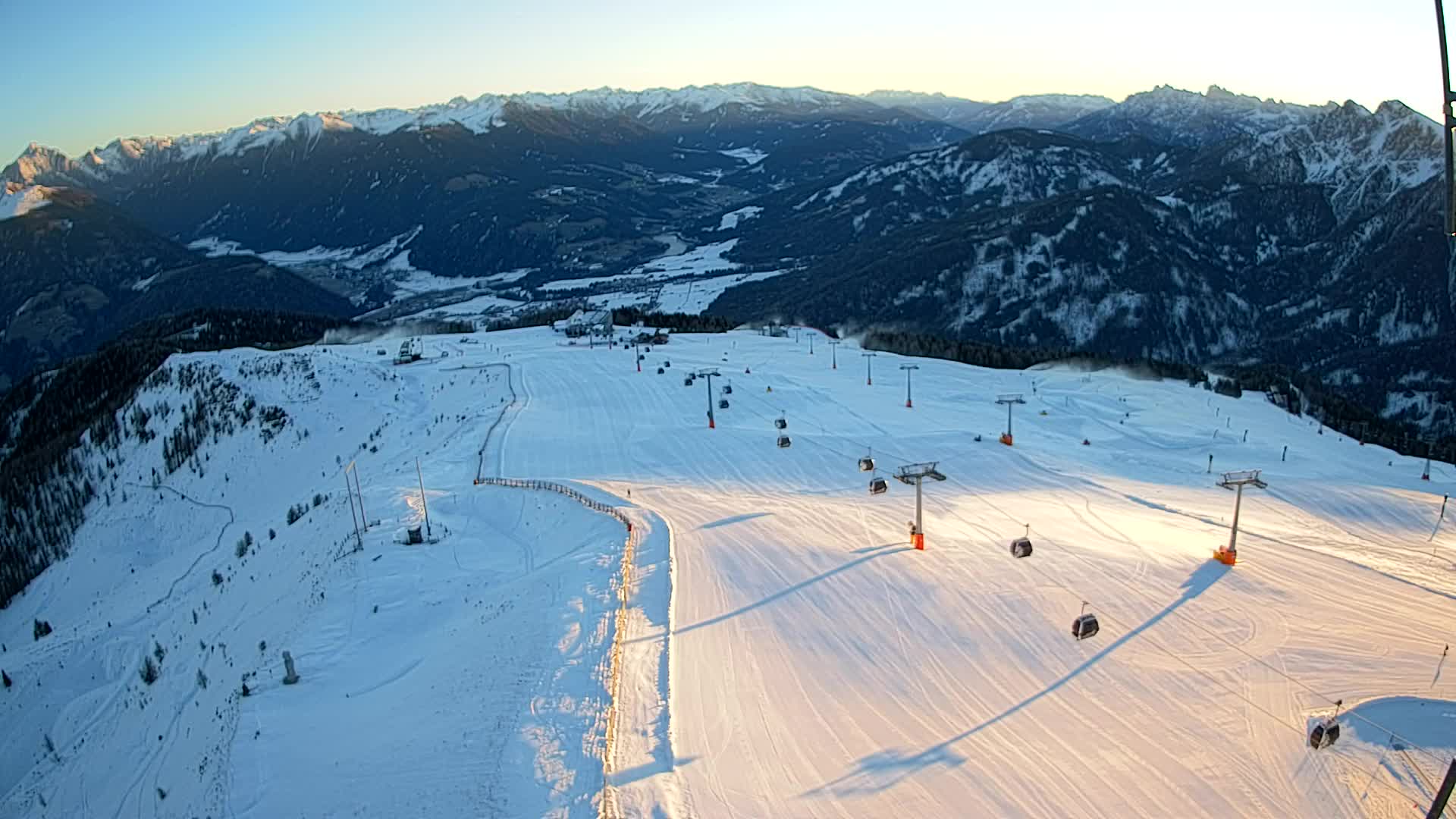 Sommet du Kronplatz | vue sur Valdaora – Olang