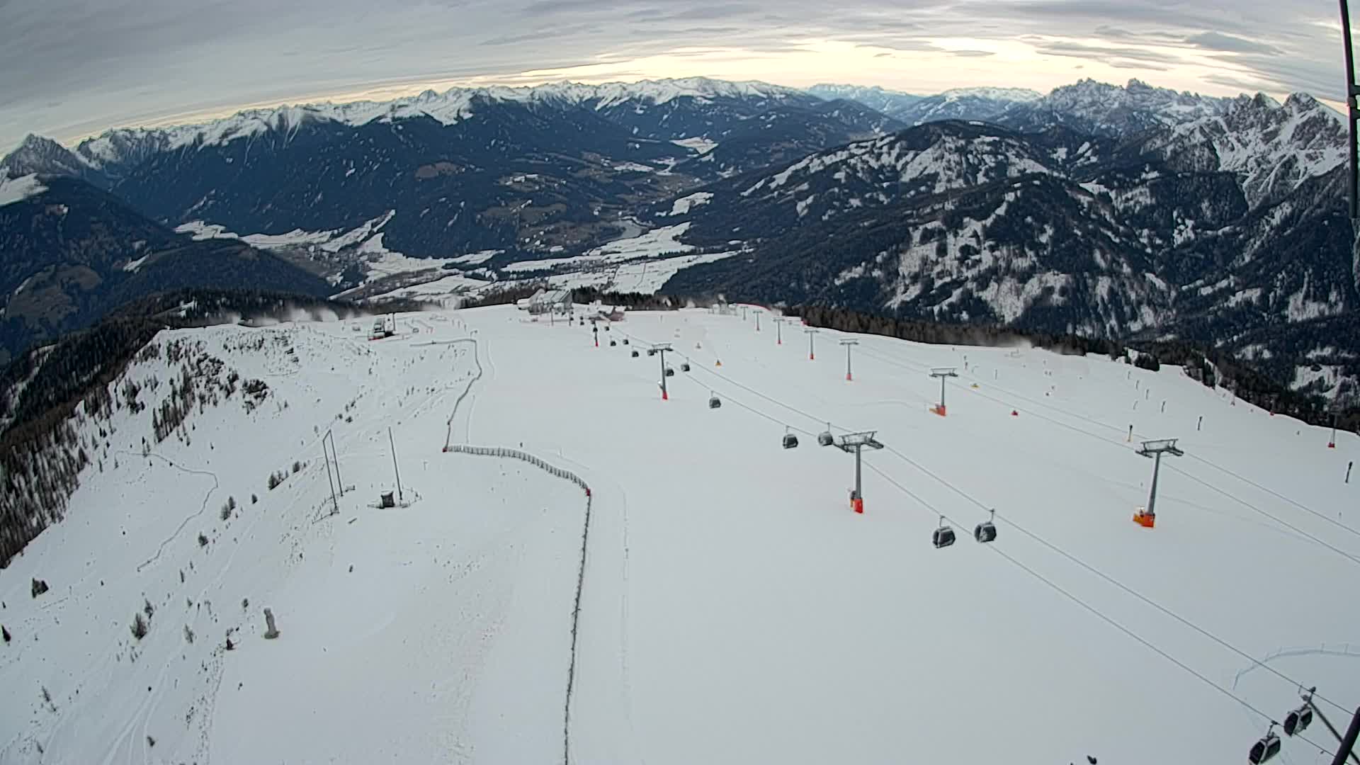 Sommet du Kronplatz | vue sur Valdaora – Olang