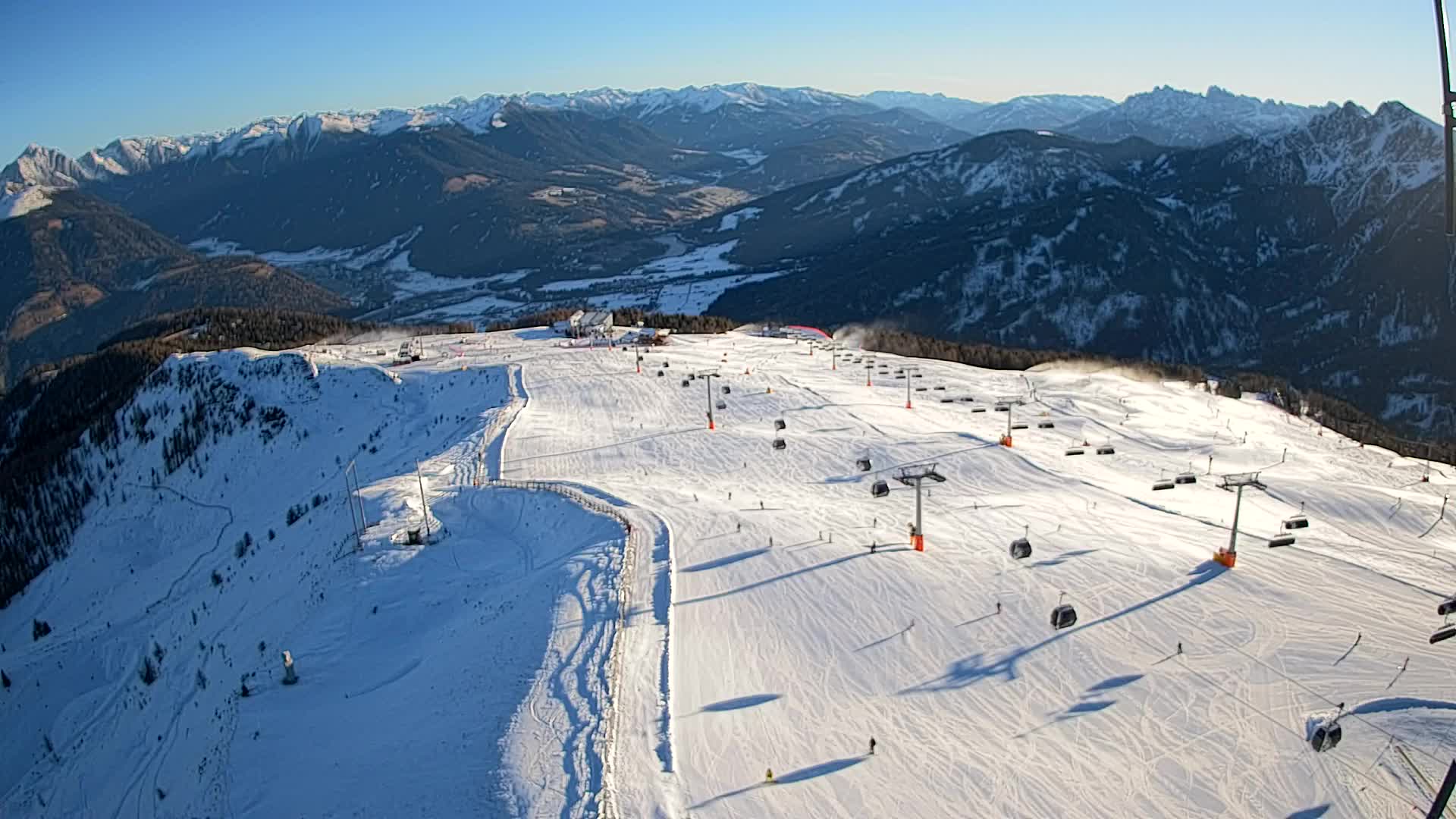 Kronplatz vrh | pogled na Valdaora – Olang