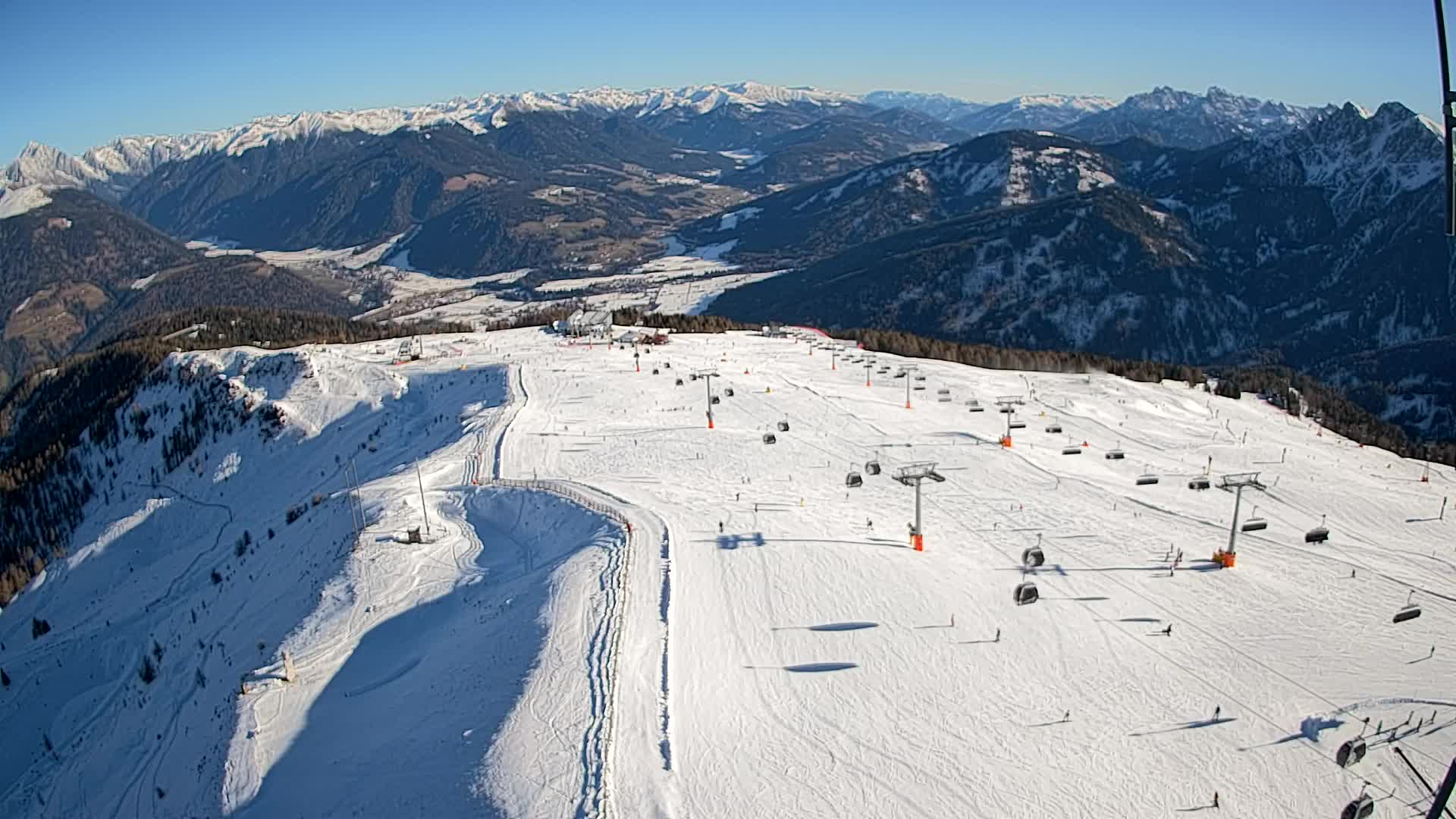Sommet du Kronplatz | vue sur Valdaora – Olang