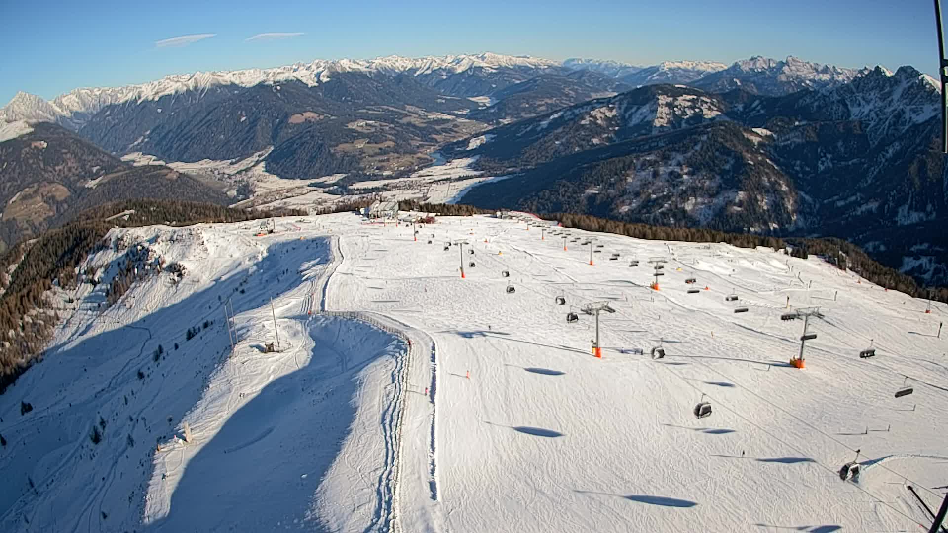 Sommet du Kronplatz | vue sur Valdaora – Olang