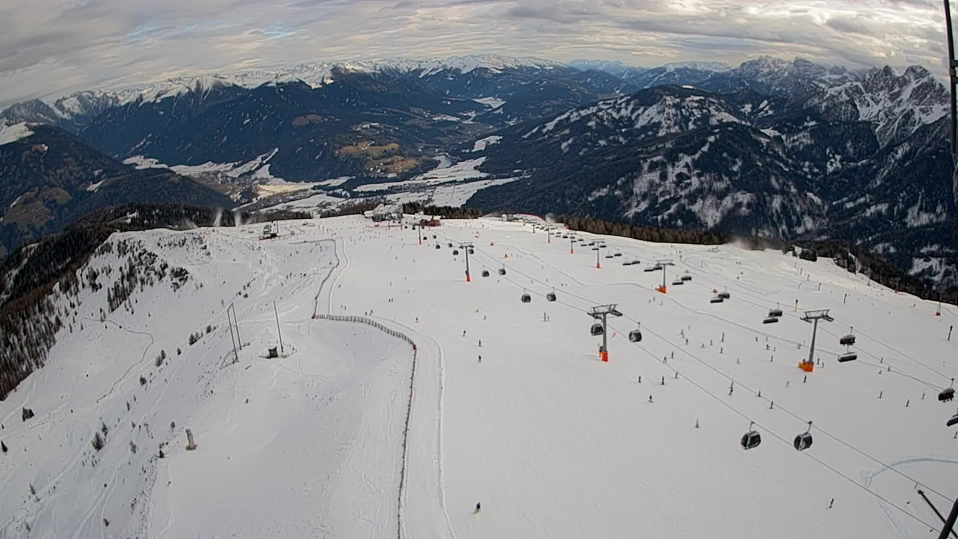 Sommet du Kronplatz | vue sur Valdaora – Olang