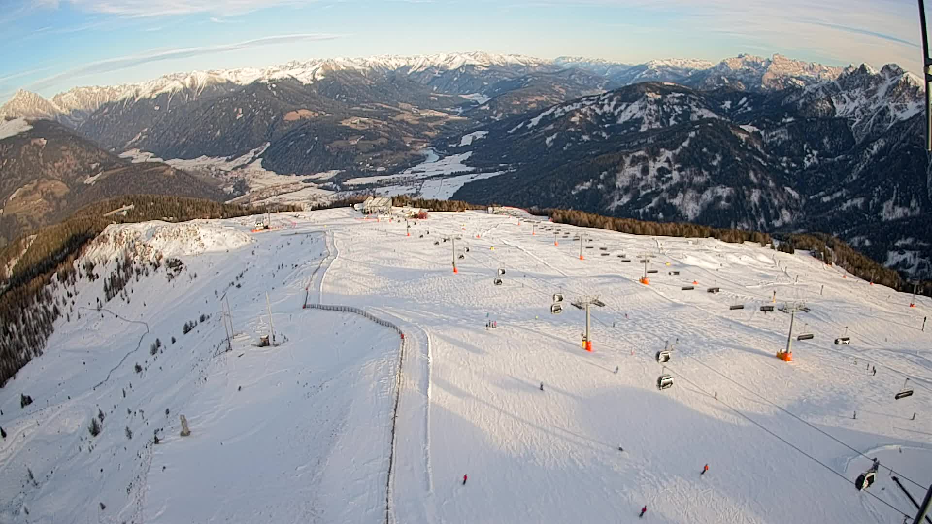 Sommet du Kronplatz | vue sur Valdaora – Olang