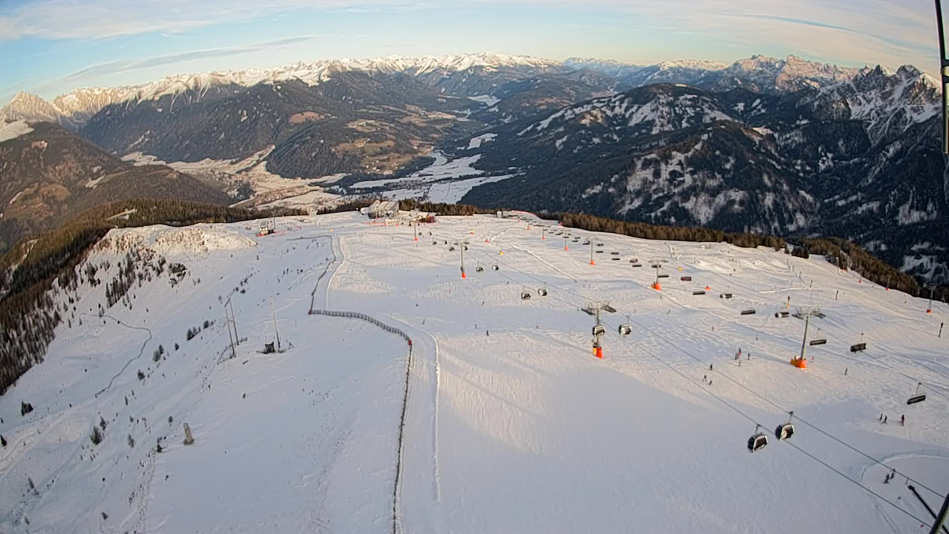 Kronplatz vrh | pogled na Valdaora – Olang