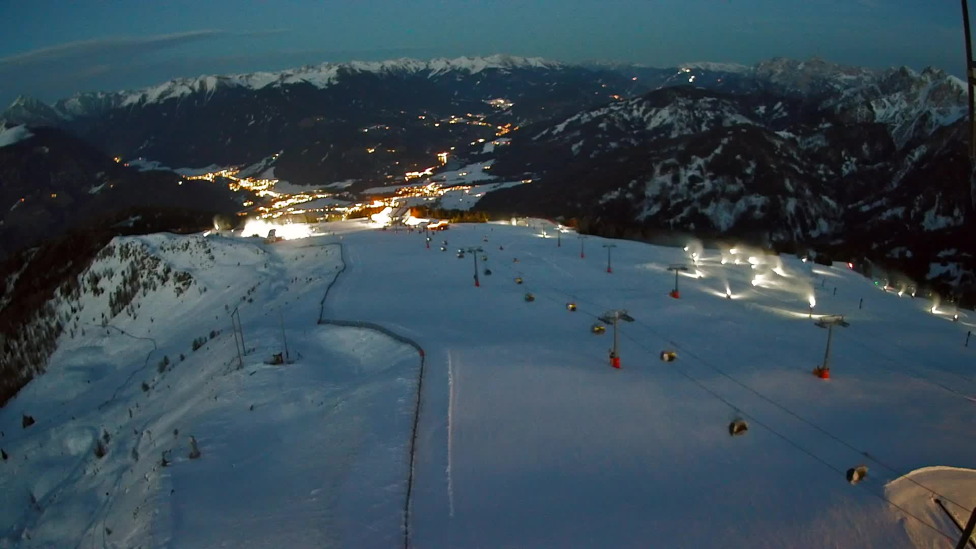 Kronplatz-Gipfel | Blick nach Olang – Valdaora