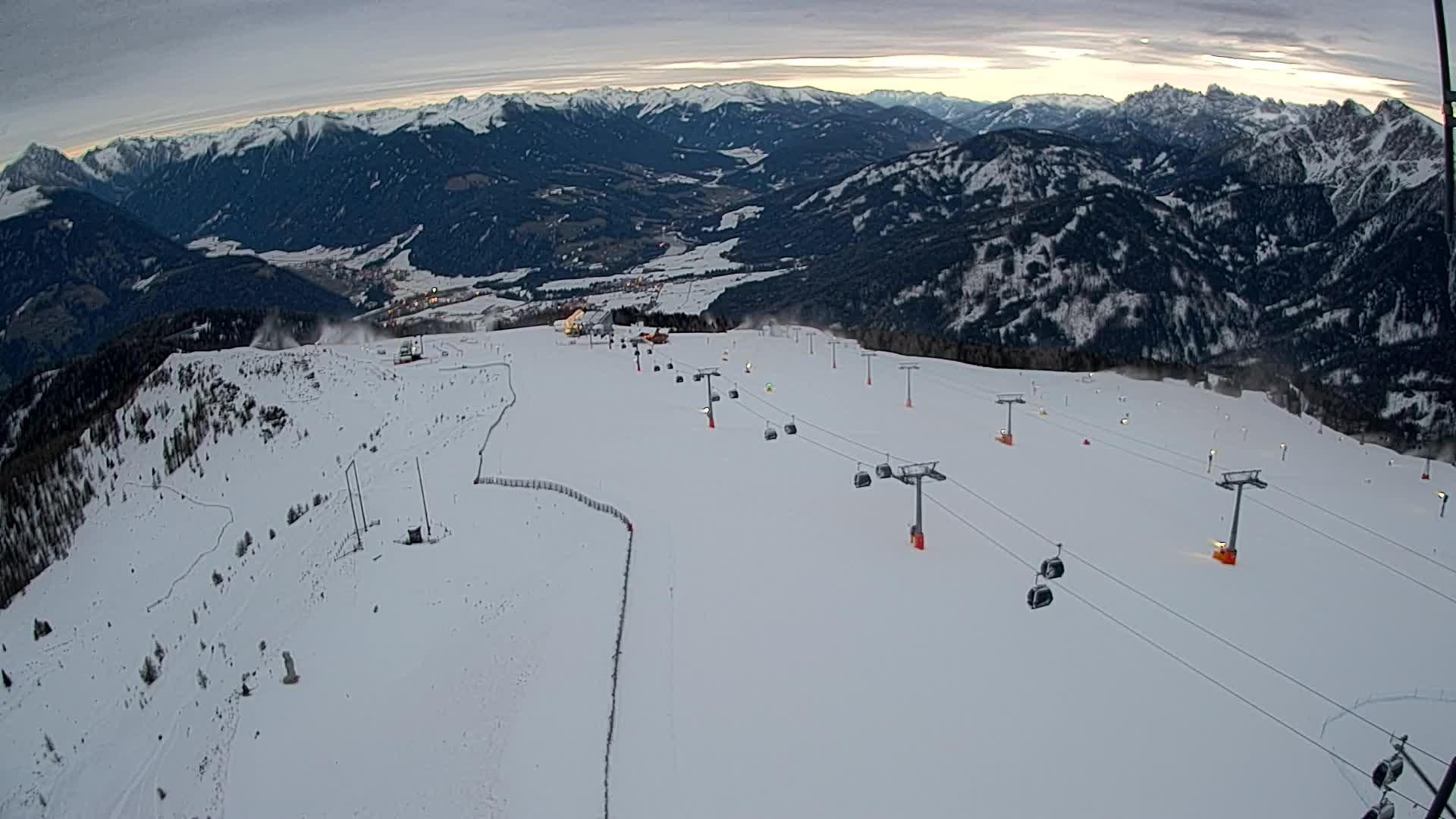 Kronplatz-Gipfel | Blick nach Olang – Valdaora
