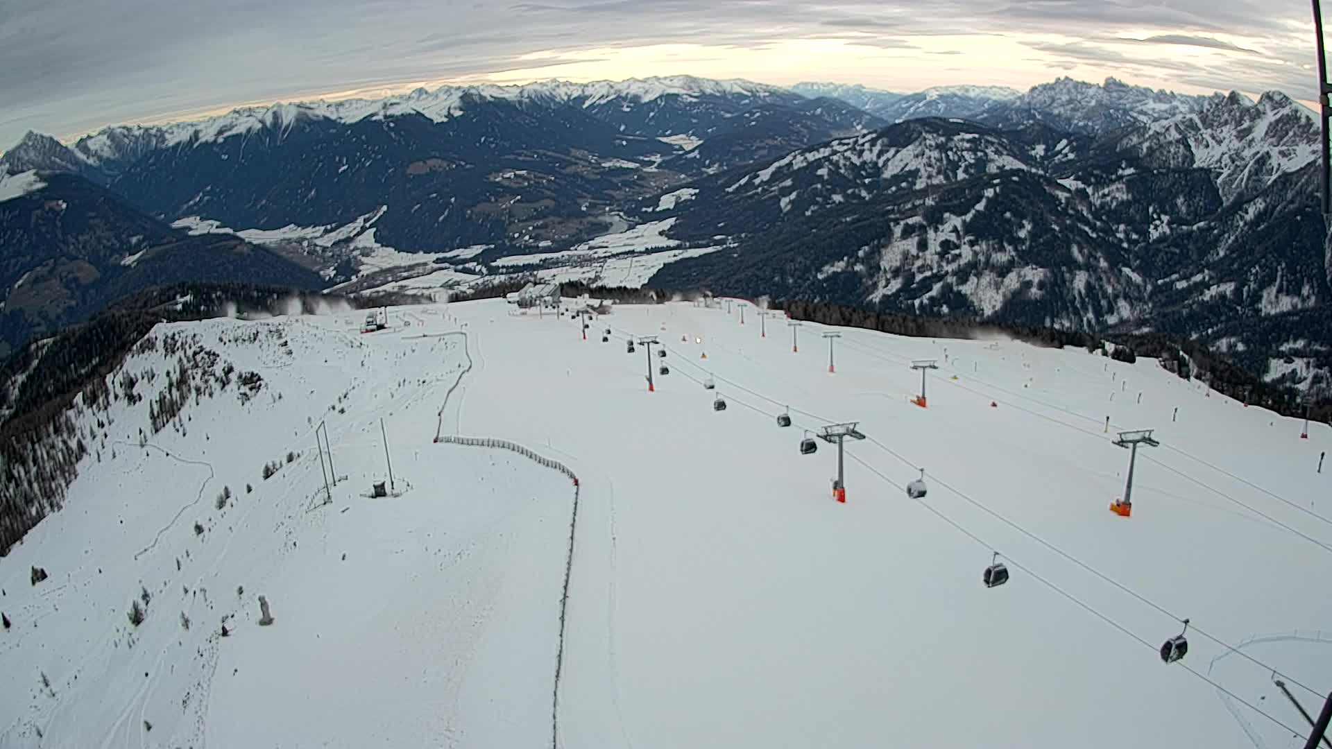 Kronplatz-Gipfel | Blick nach Olang – Valdaora