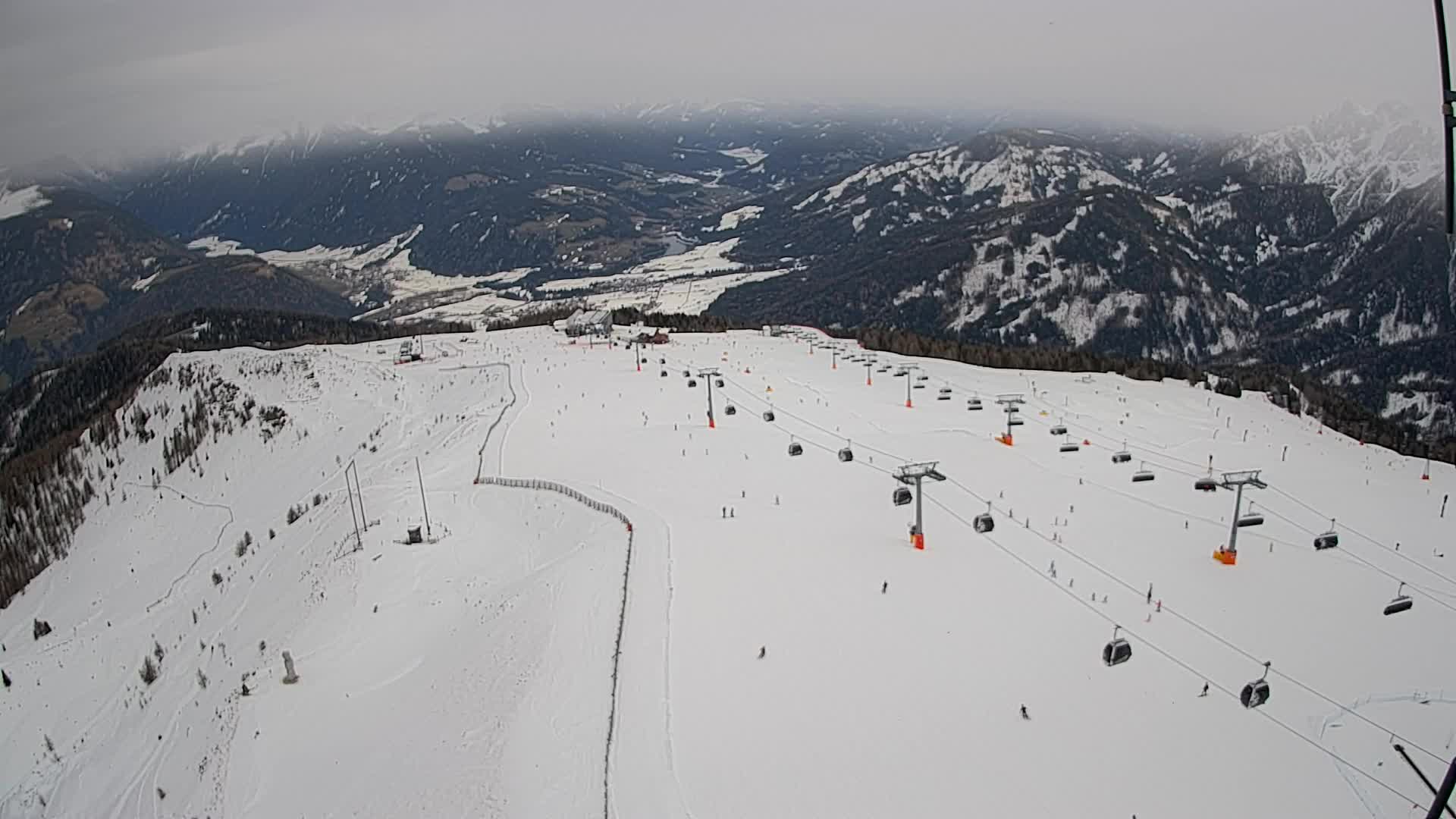 Kronplatz vrh | pogled na Valdaora – Olang