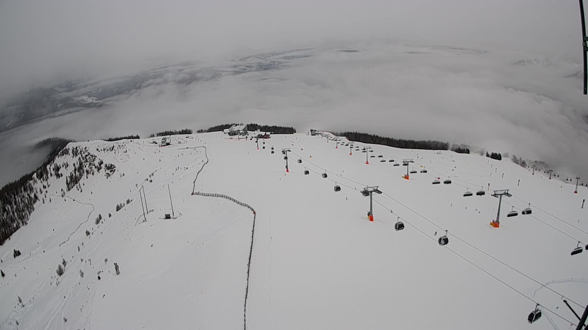 Kronplatz vrh | pogled na Valdaora – Olang