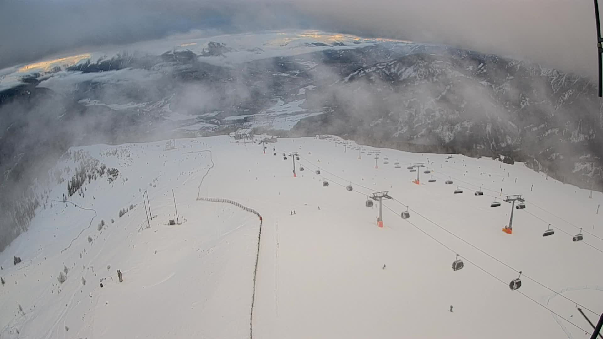 Kronplatz-Gipfel | Blick nach Olang – Valdaora