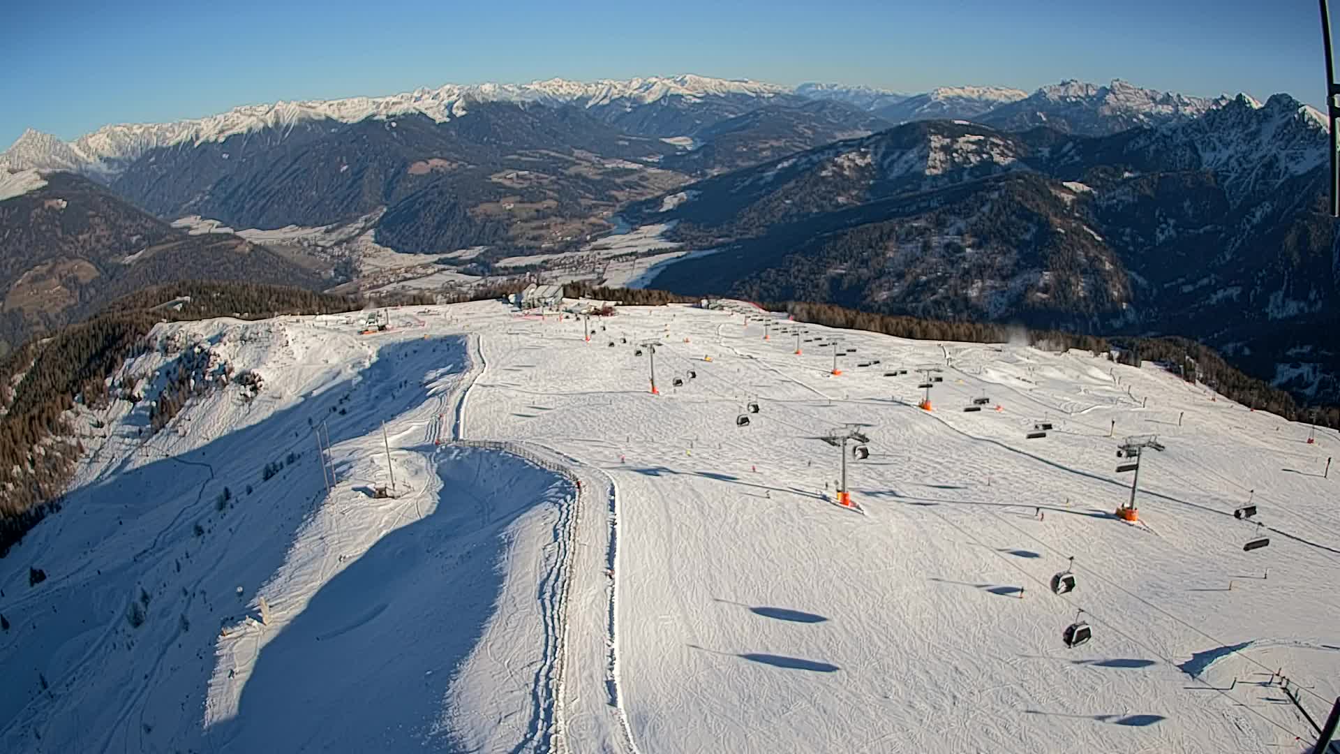 Sommet du Kronplatz | vue sur Valdaora – Olang